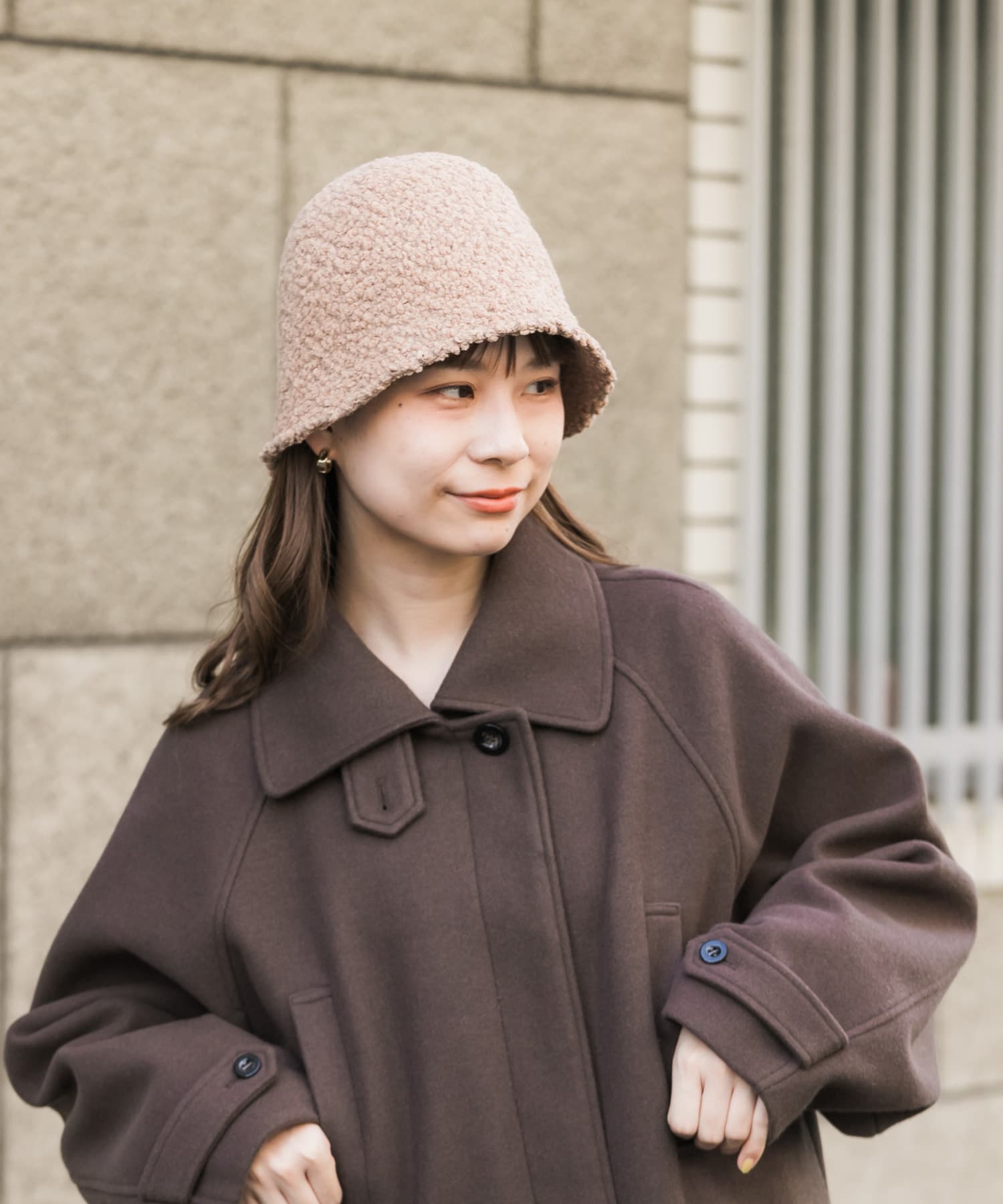 モコモコクローシュハット CML -