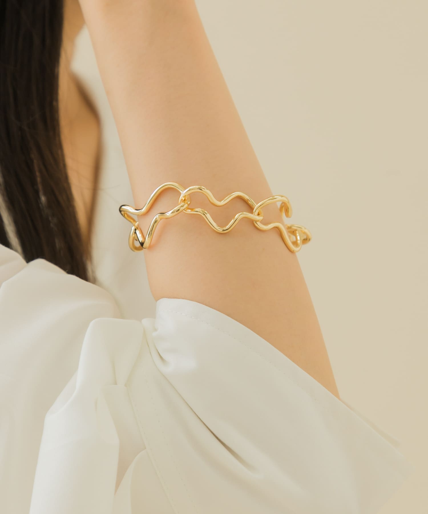 クラウドチェーンブレスレット GLD -