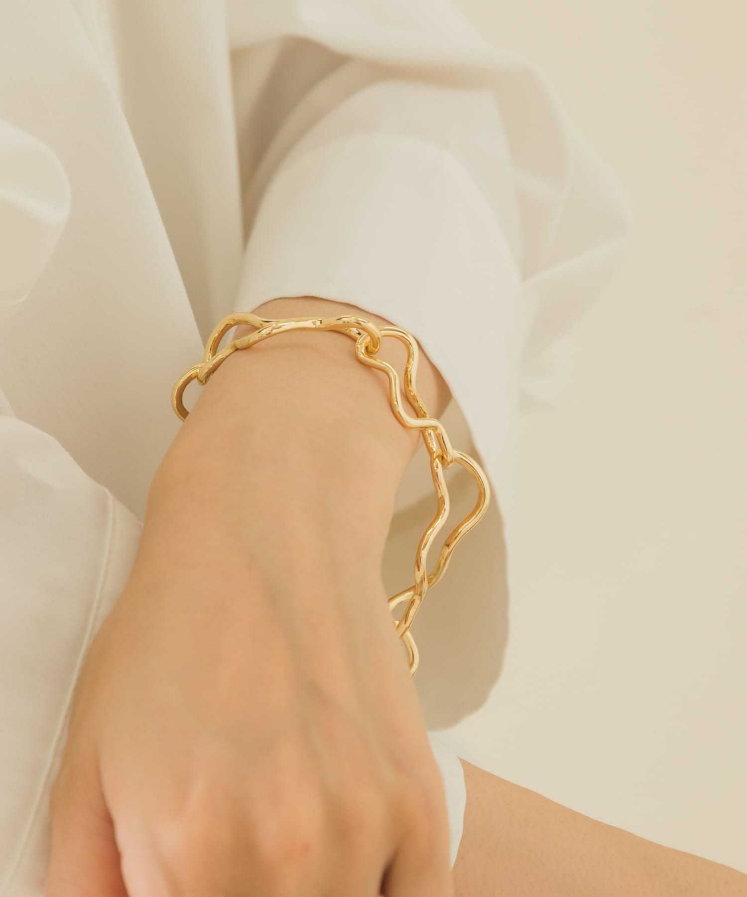 クラウドチェーンブレスレット GLD -
