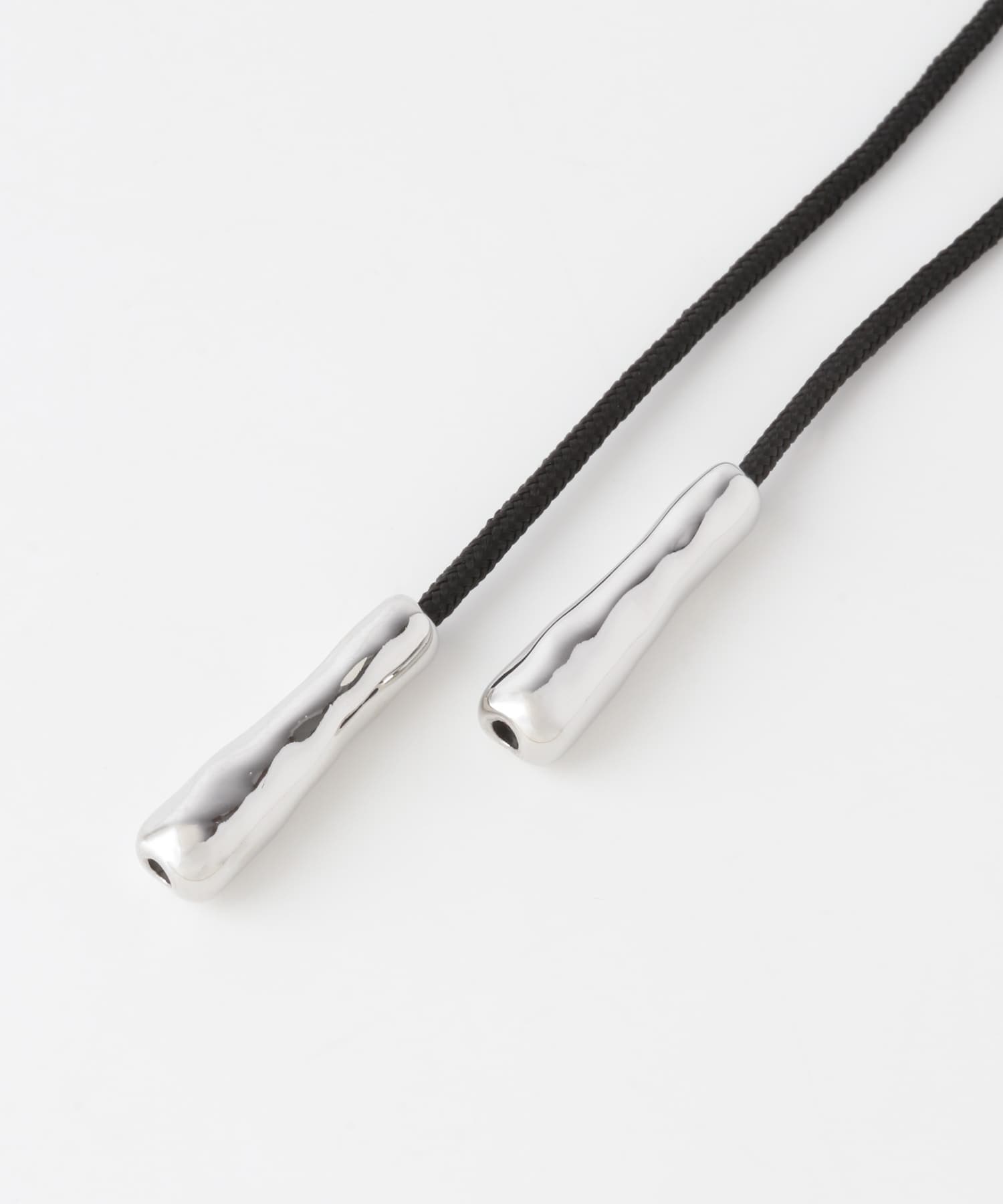 メタルエンドロングコードチョーカー SL/BK -