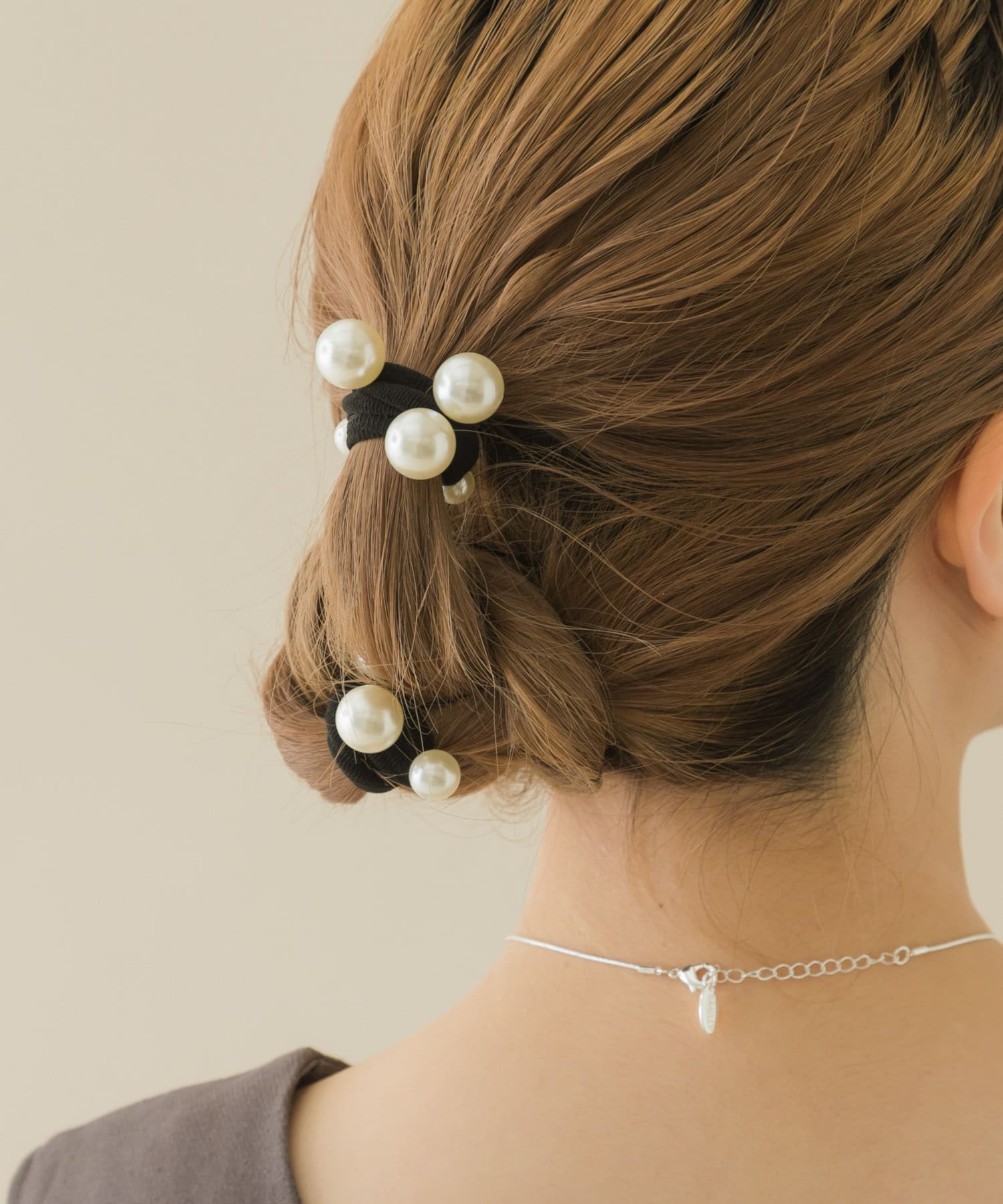 パール2ゴムセット BK/IV -