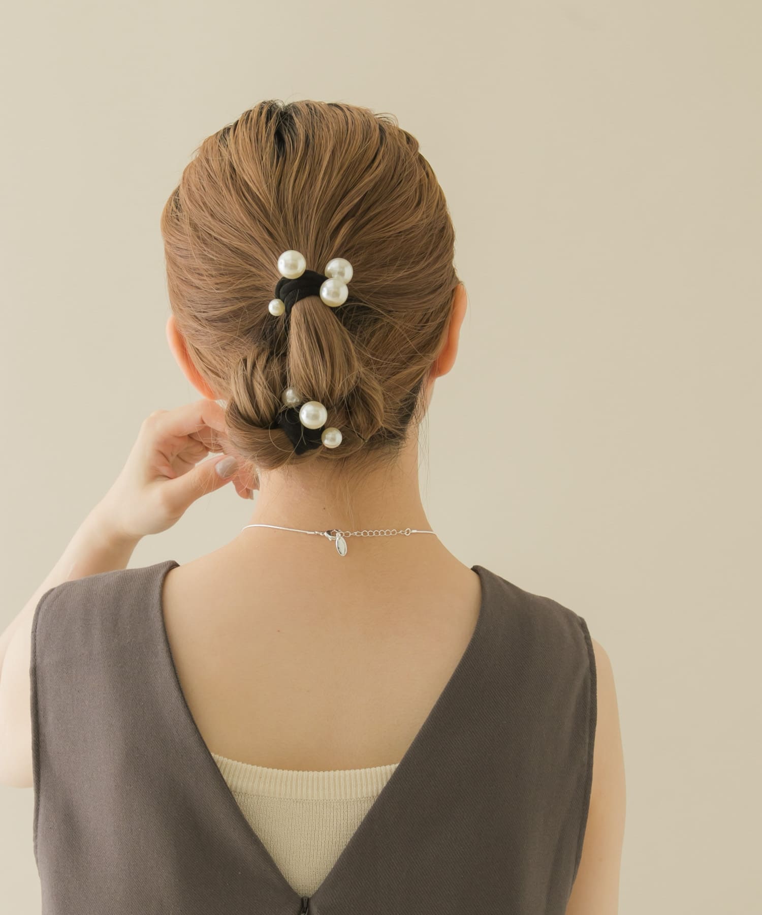 パール2ゴムセット BK/IV -