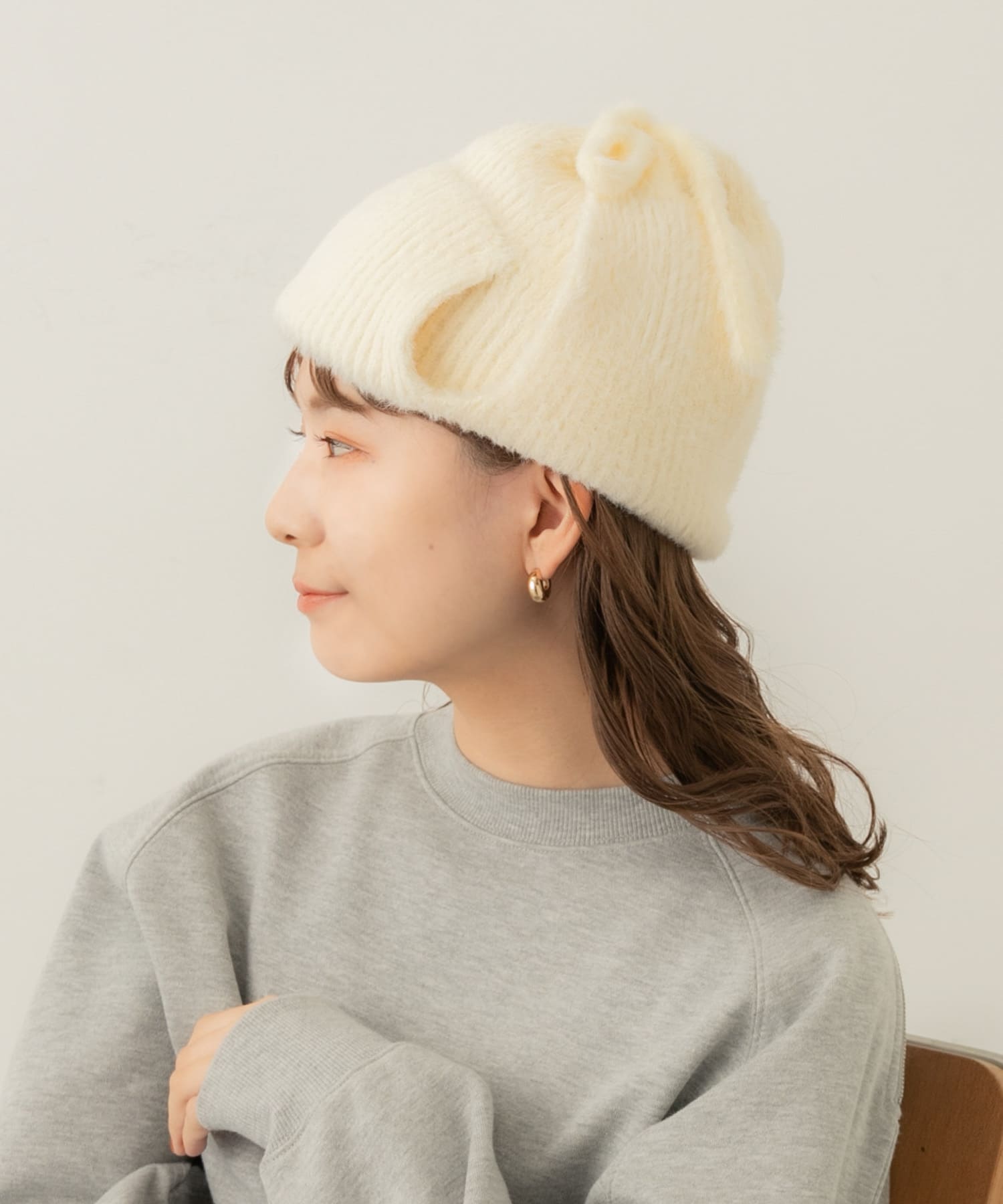 シャギーニットフライトキャップ(- IVO): 帽子｜URBAN RESEARCH