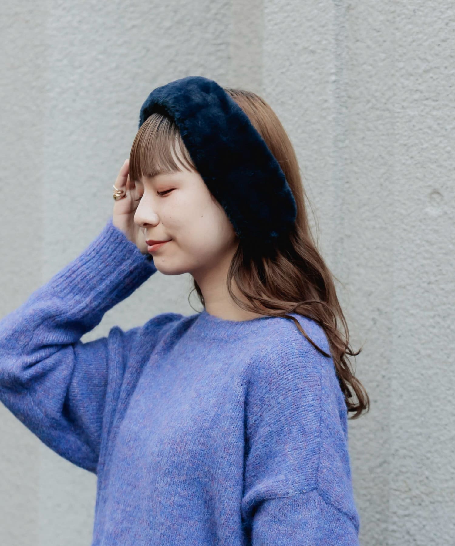 エコファーイヤーマフ NVY -