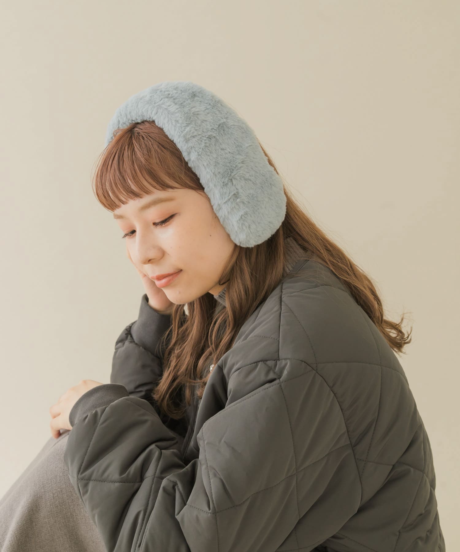 エコファーイヤーマフ GRY -