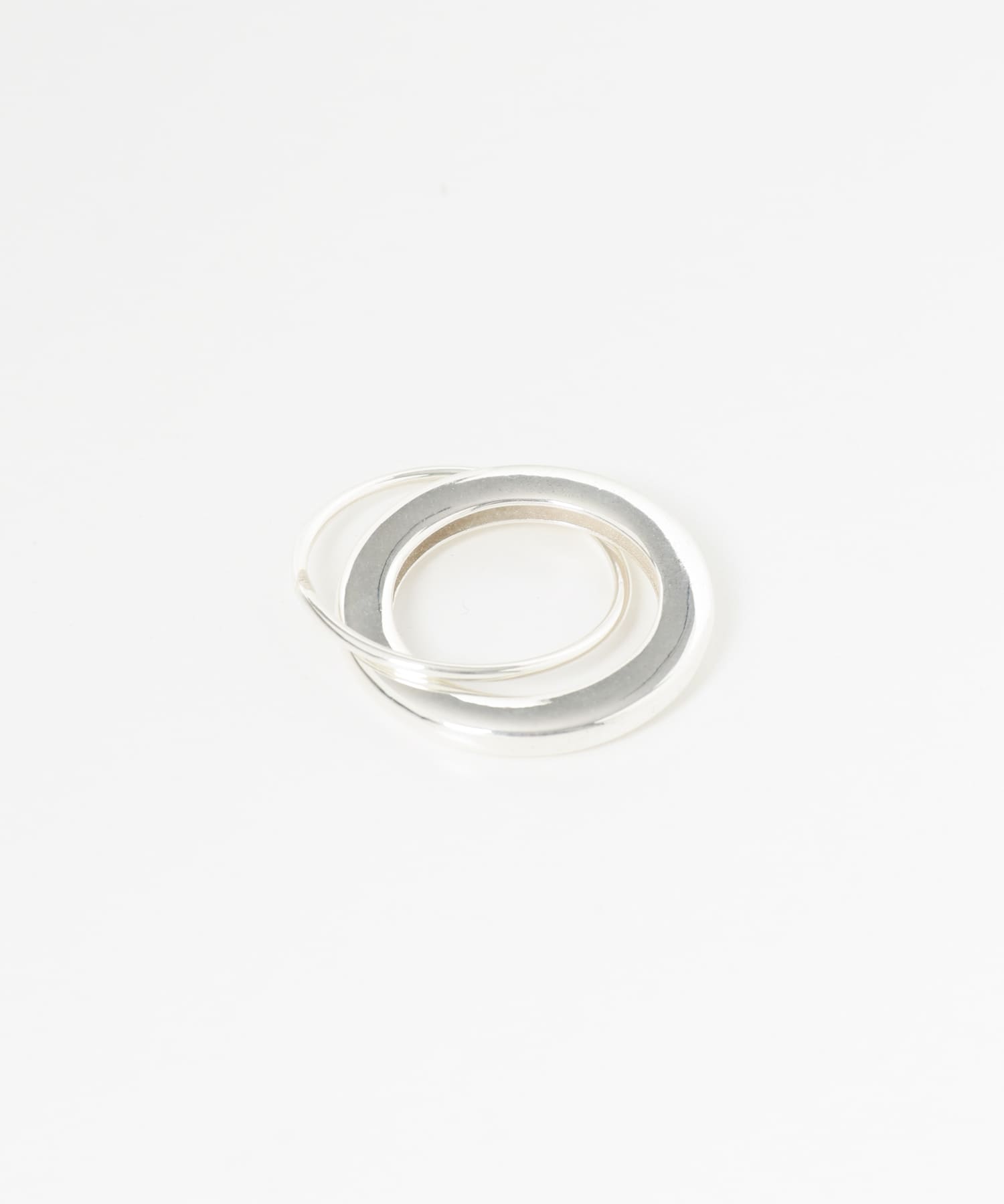 SMELLY so’　double circle ring SLV 11
