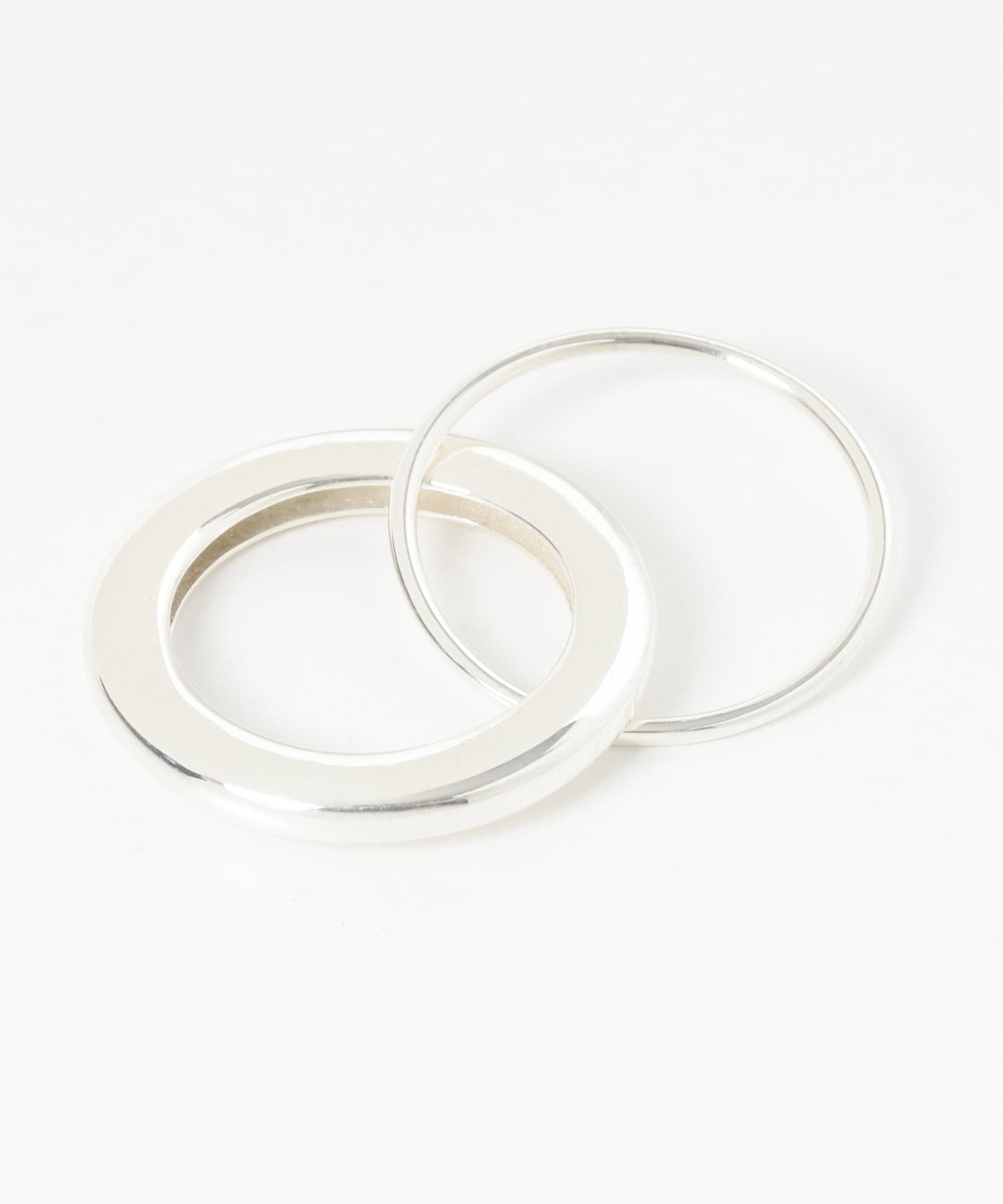 SMELLY so’　double circle ring SLV 11
