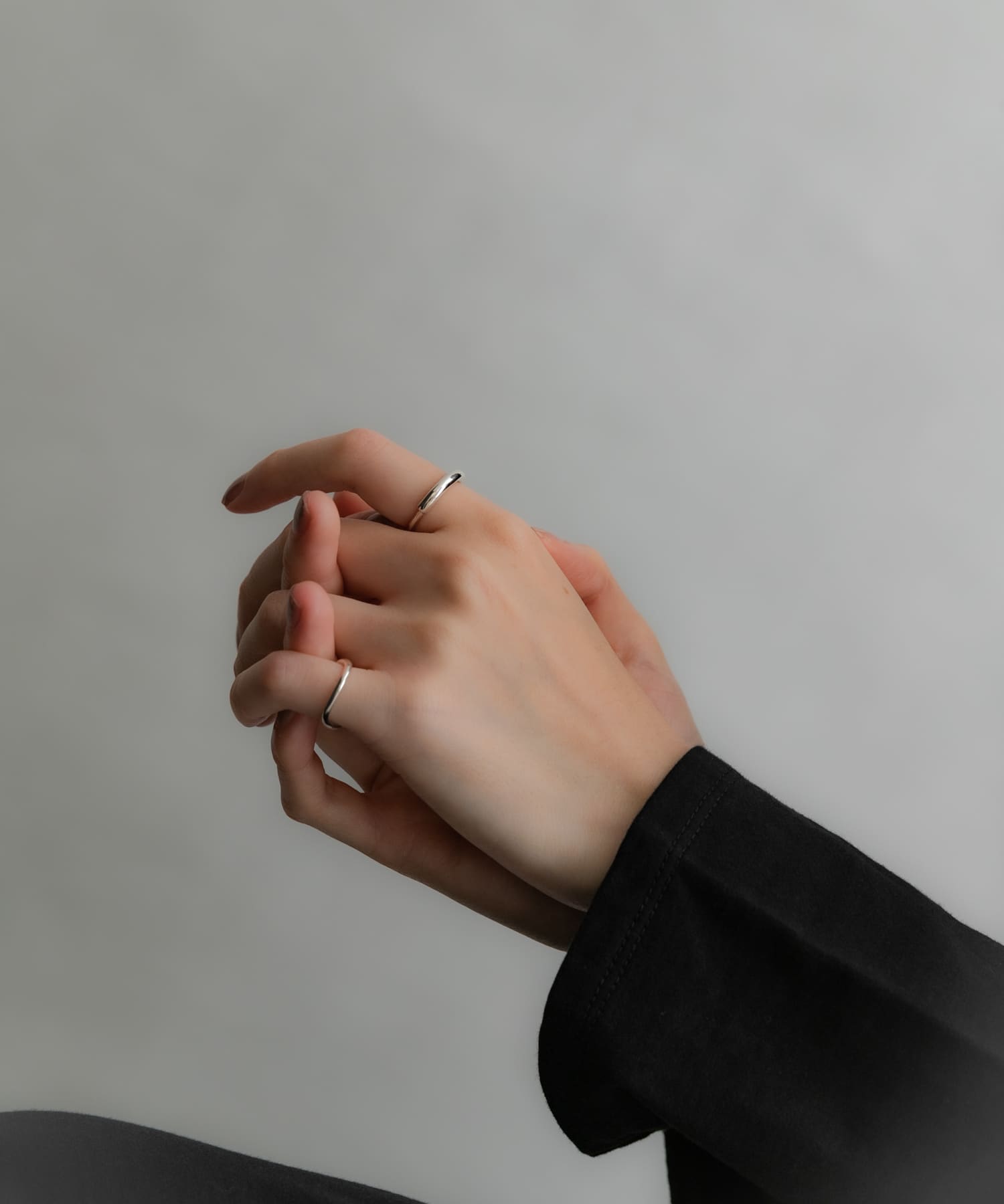 SMELLY so’　overlap curve ring SLV 11