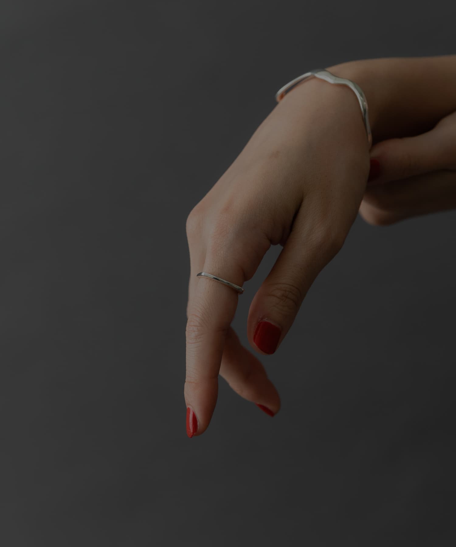 SMELLY so’　square thin ring SLV 11
