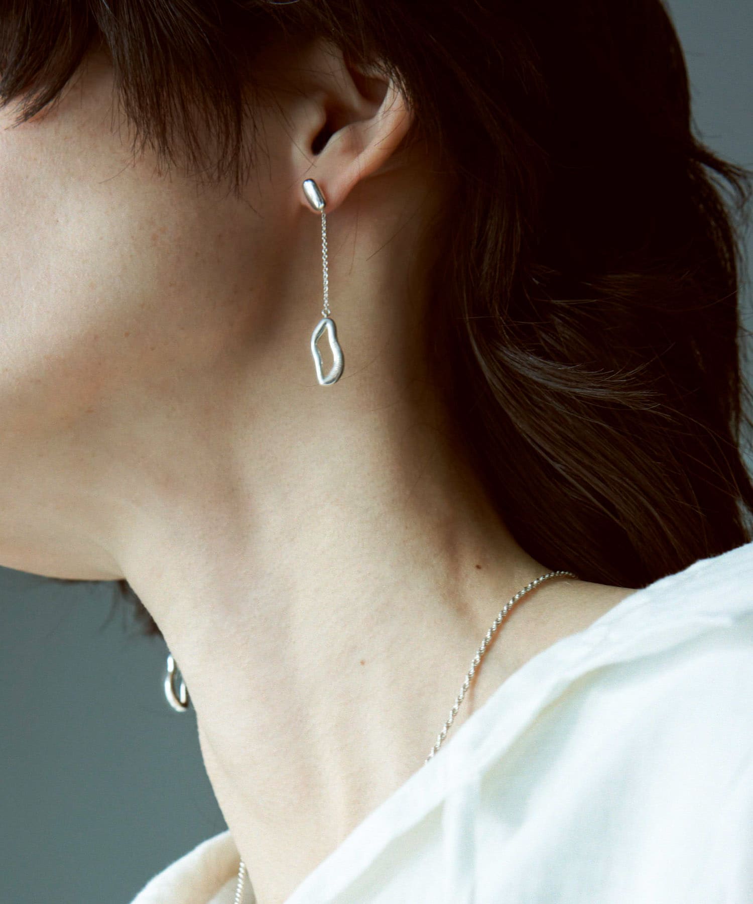 SMELLY so’　chain combination pierce SLV -