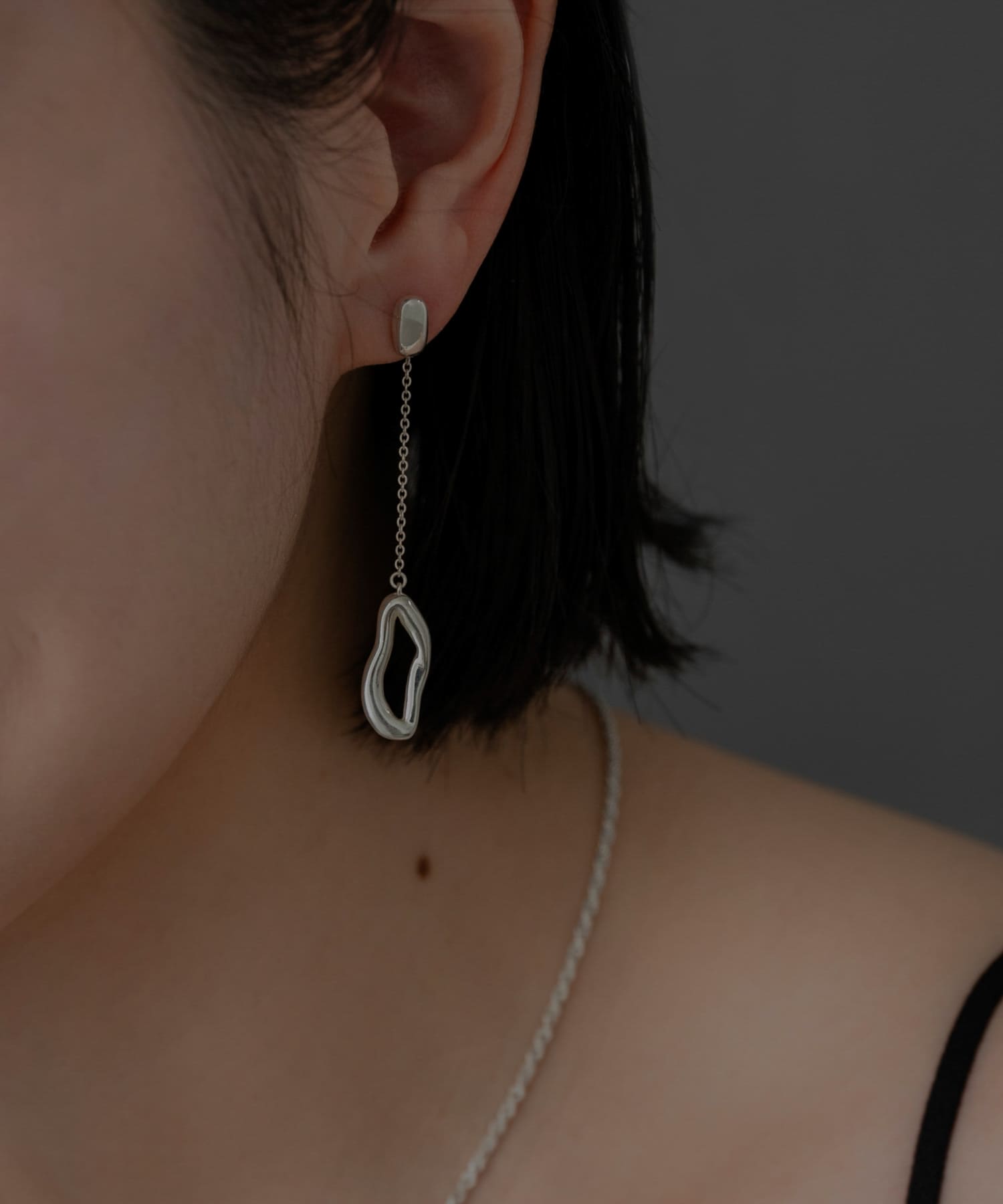 SMELLY so’　chain combination pierce SLV -