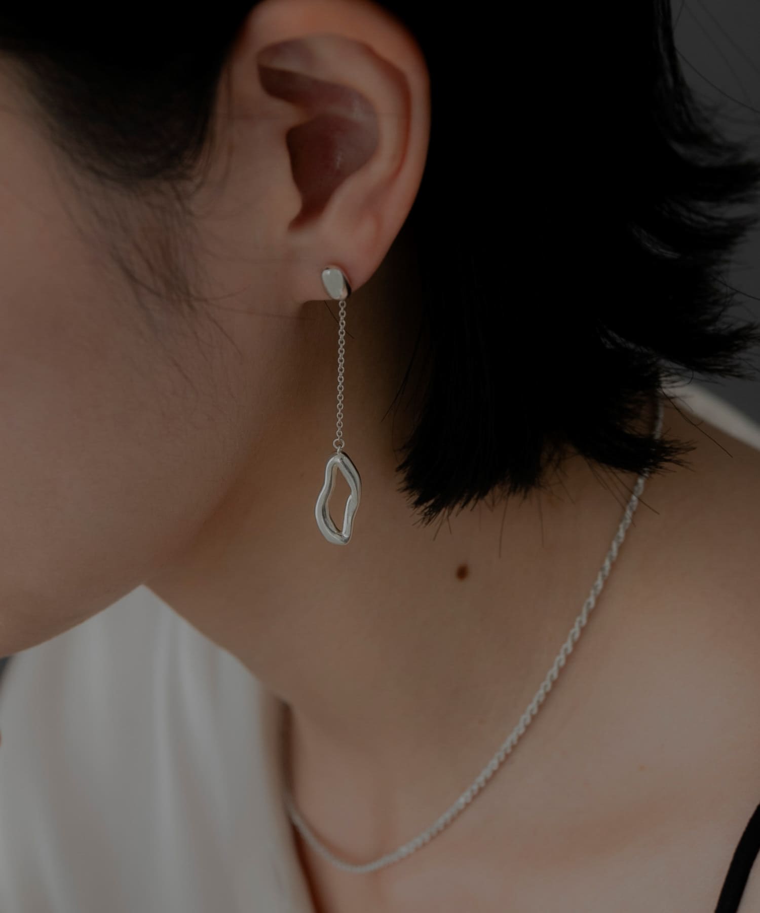 SMELLY so’　chain combination pierce SLV -