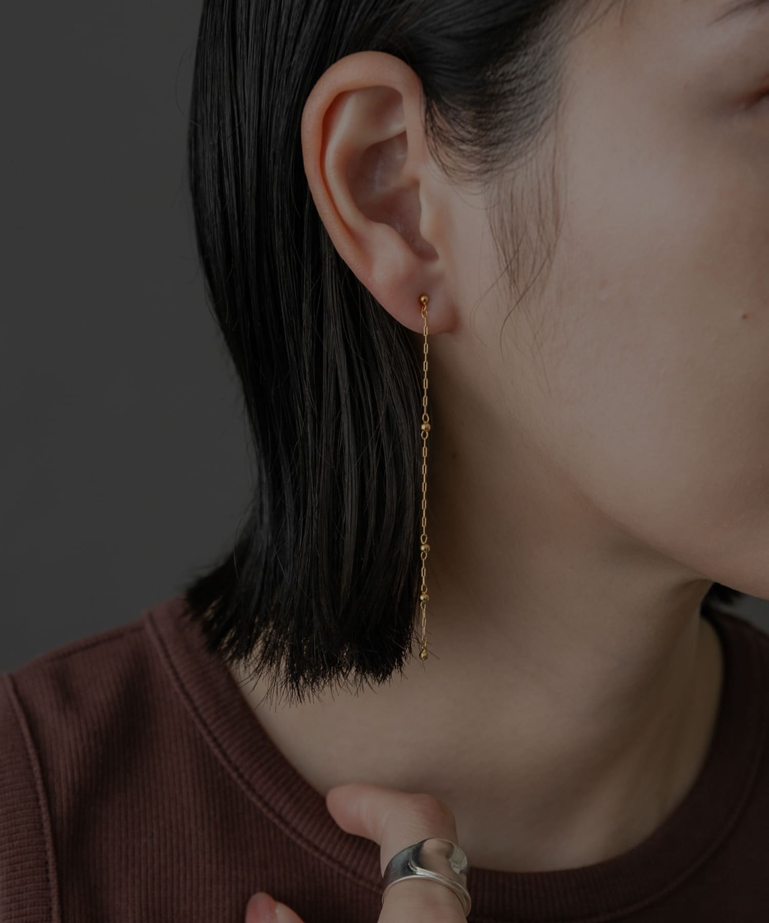 SMELLY so’　combination chain pierce