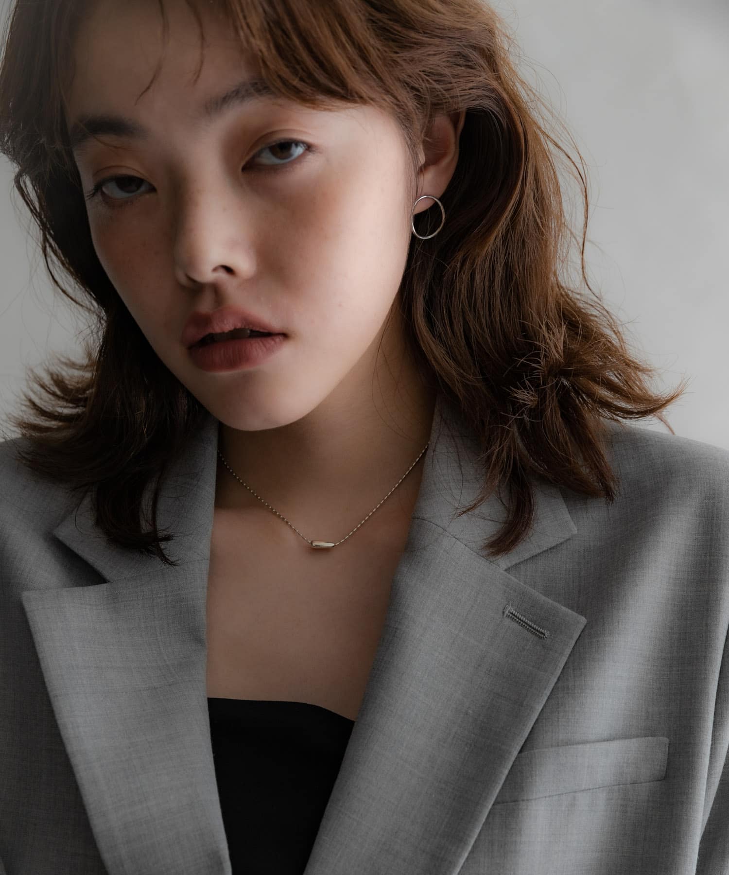 SMELLY so’　curved circle pierce SLV -