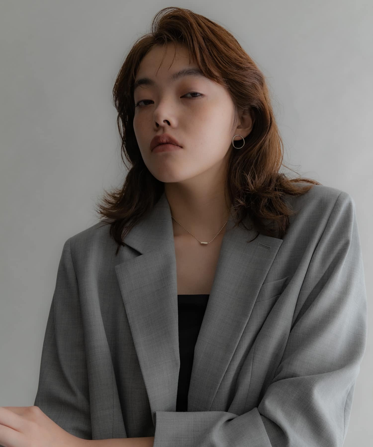 SMELLY so’　curved circle pierce SLV -