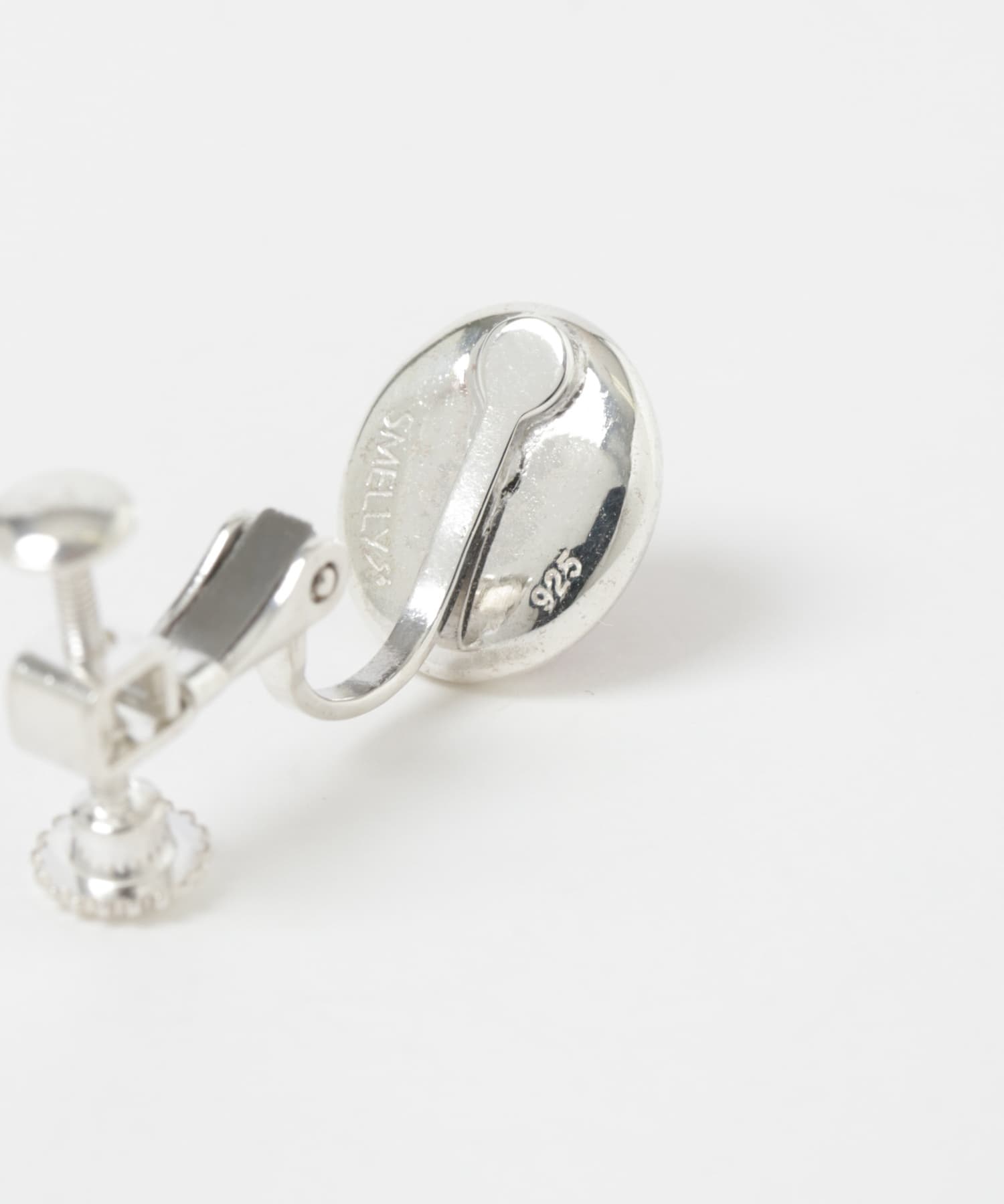 SMELLY so’　carnelian oval earring SL/RE -
