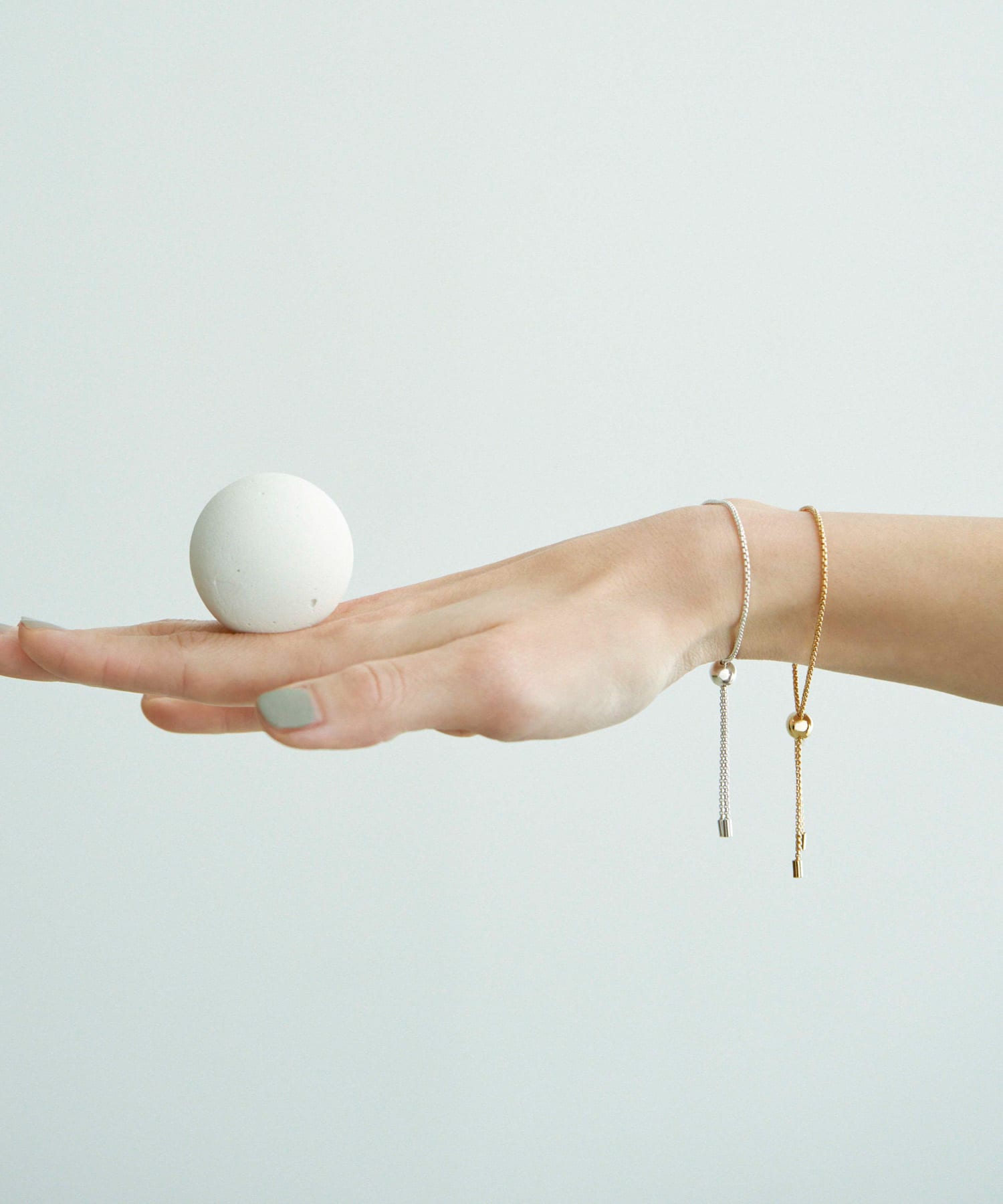 SMELLY so’　pellet loop bracelet SLV -
