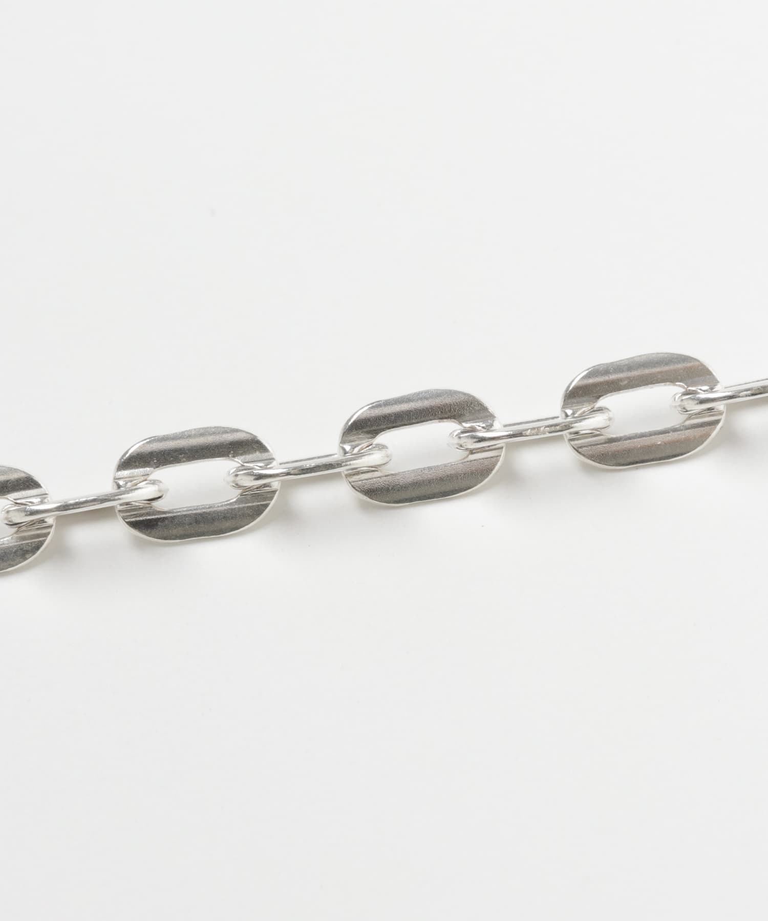 SMELLY so’　oval chain bracelet SLV -