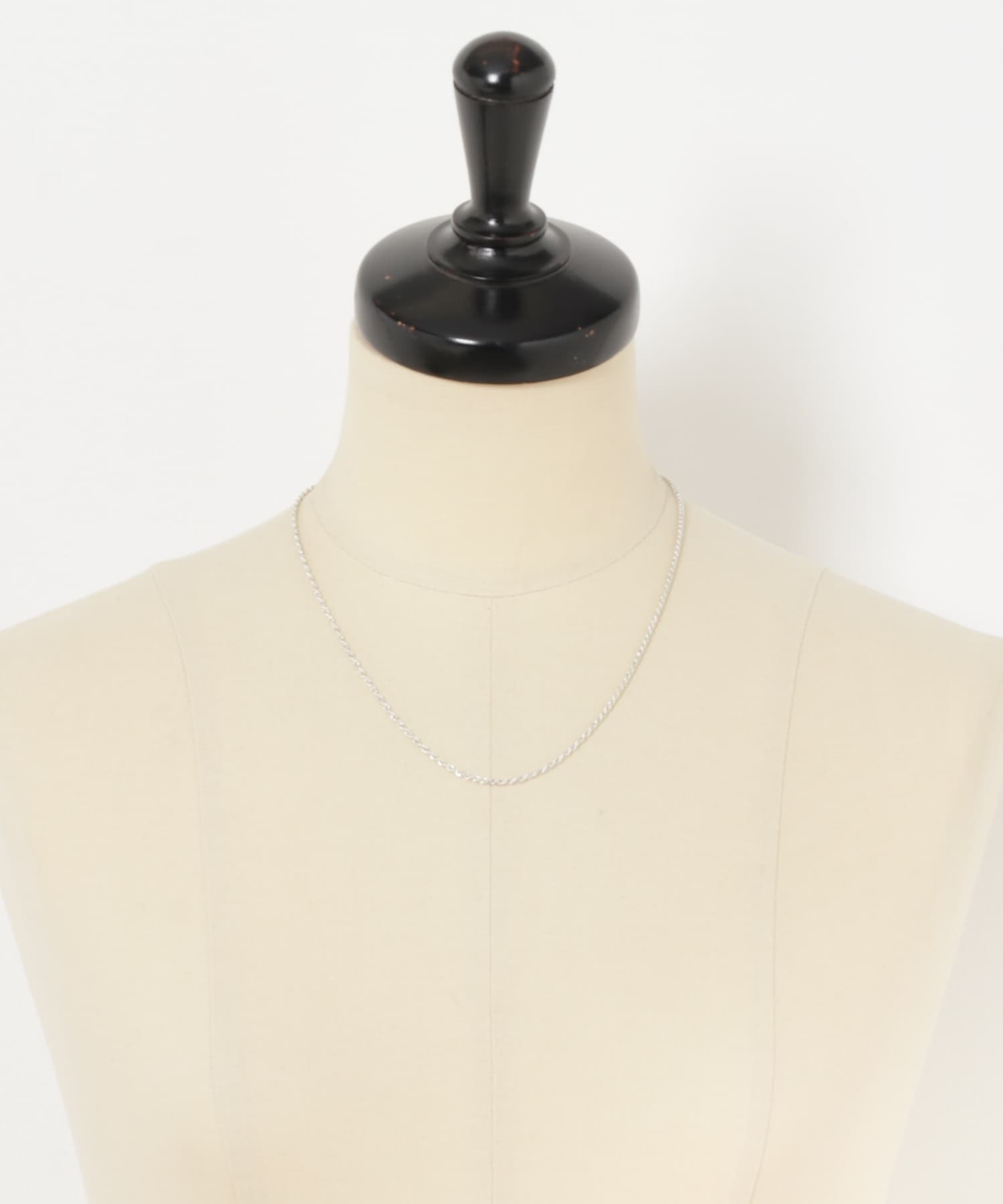 SMELLY so’　twist chain necklace SLV -