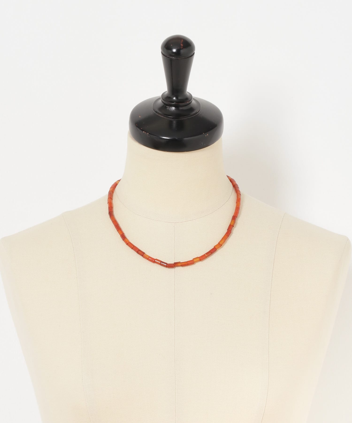 SMELLY so’　carnelian necklace RED -