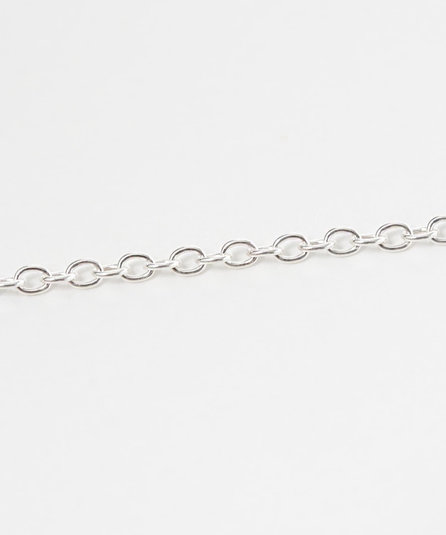 SMELLY so’　plate ring necklace SL/GD -