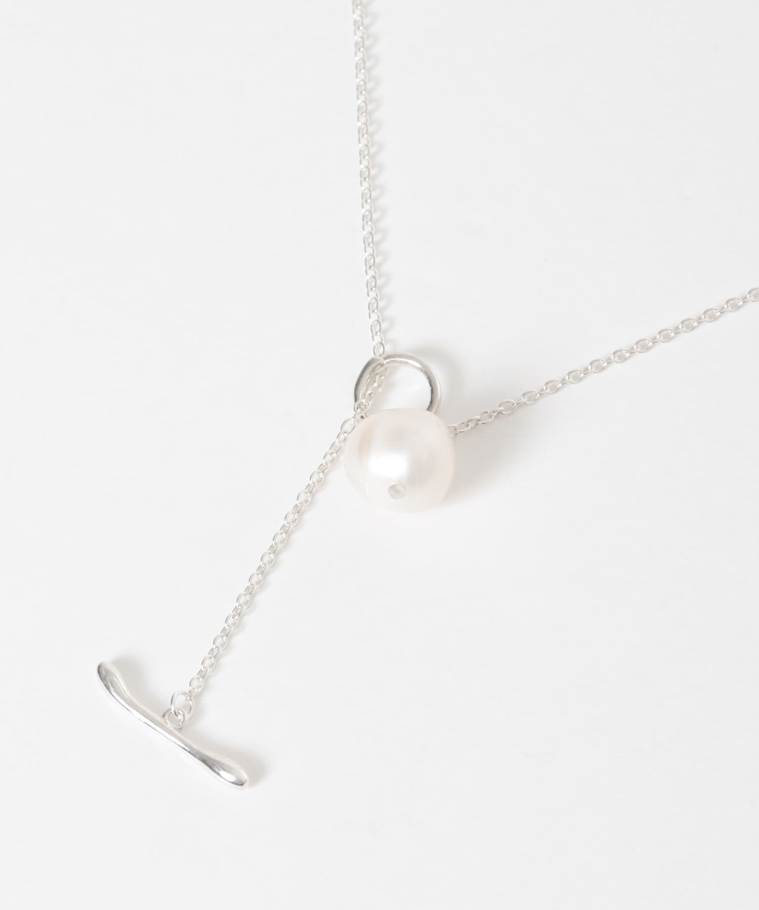 SMELLY so’　pearl mantel necklace SLV -