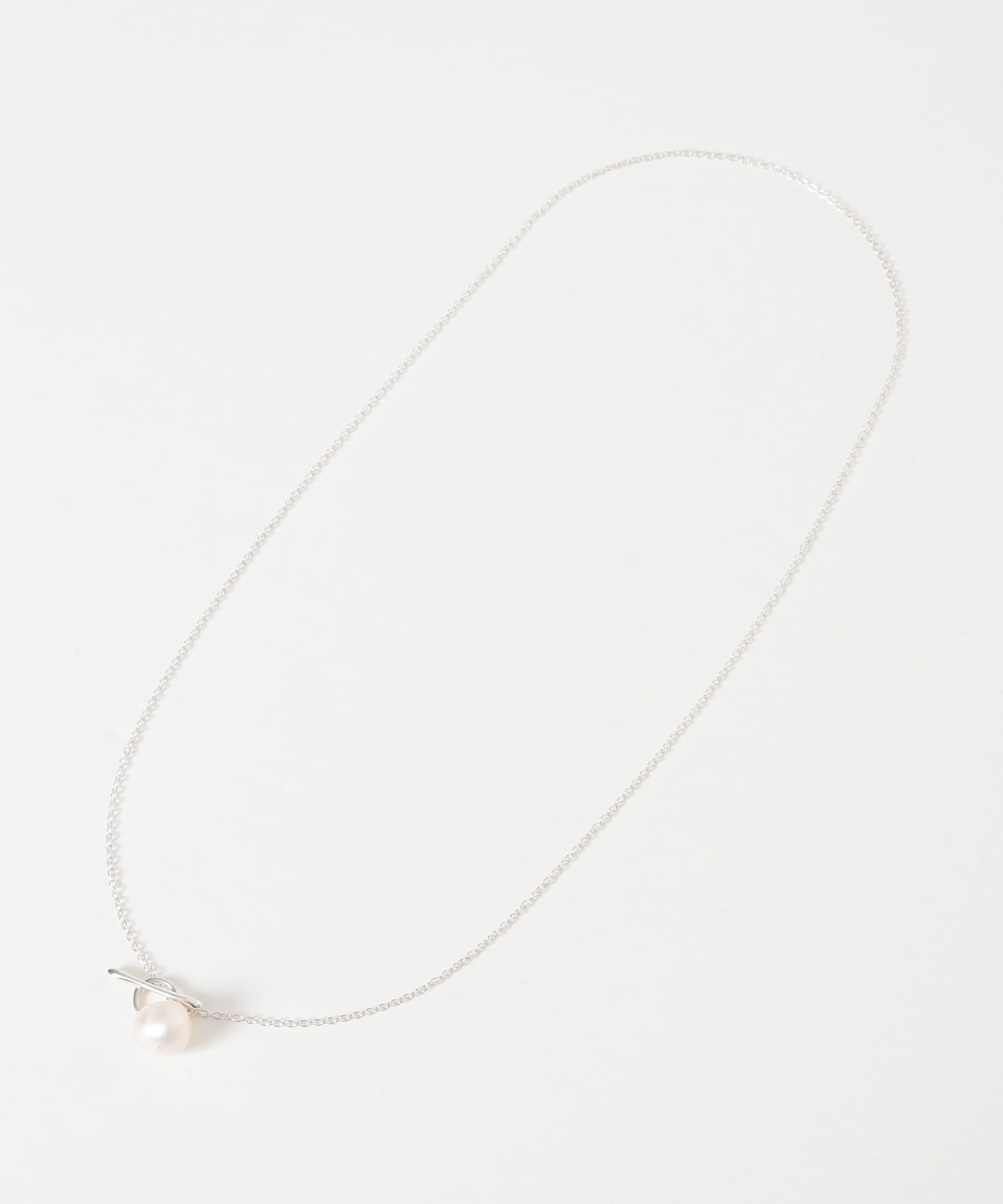 SMELLY so’　pearl mantel necklace SLV -