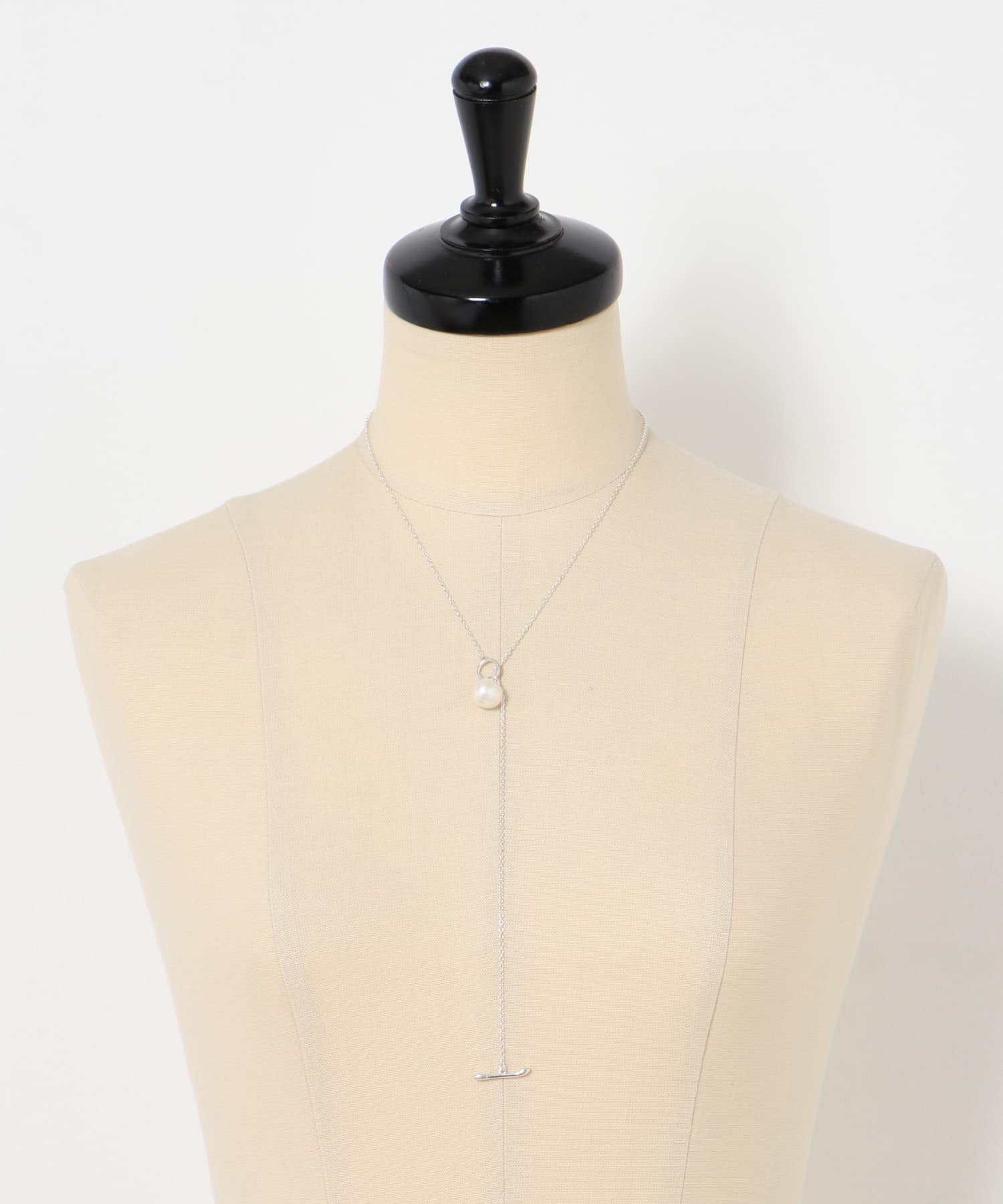 SMELLY so’　pearl mantel necklace SLV -