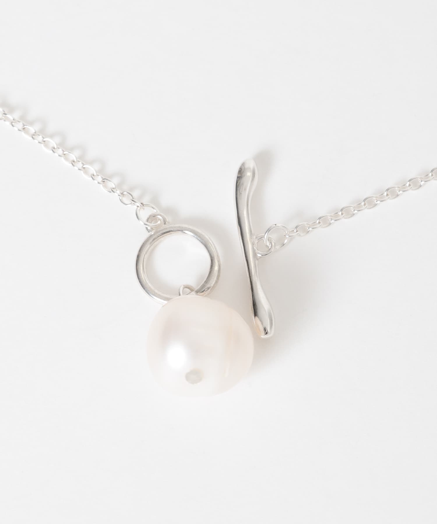 SMELLY so’　pearl mantel necklace SLV -
