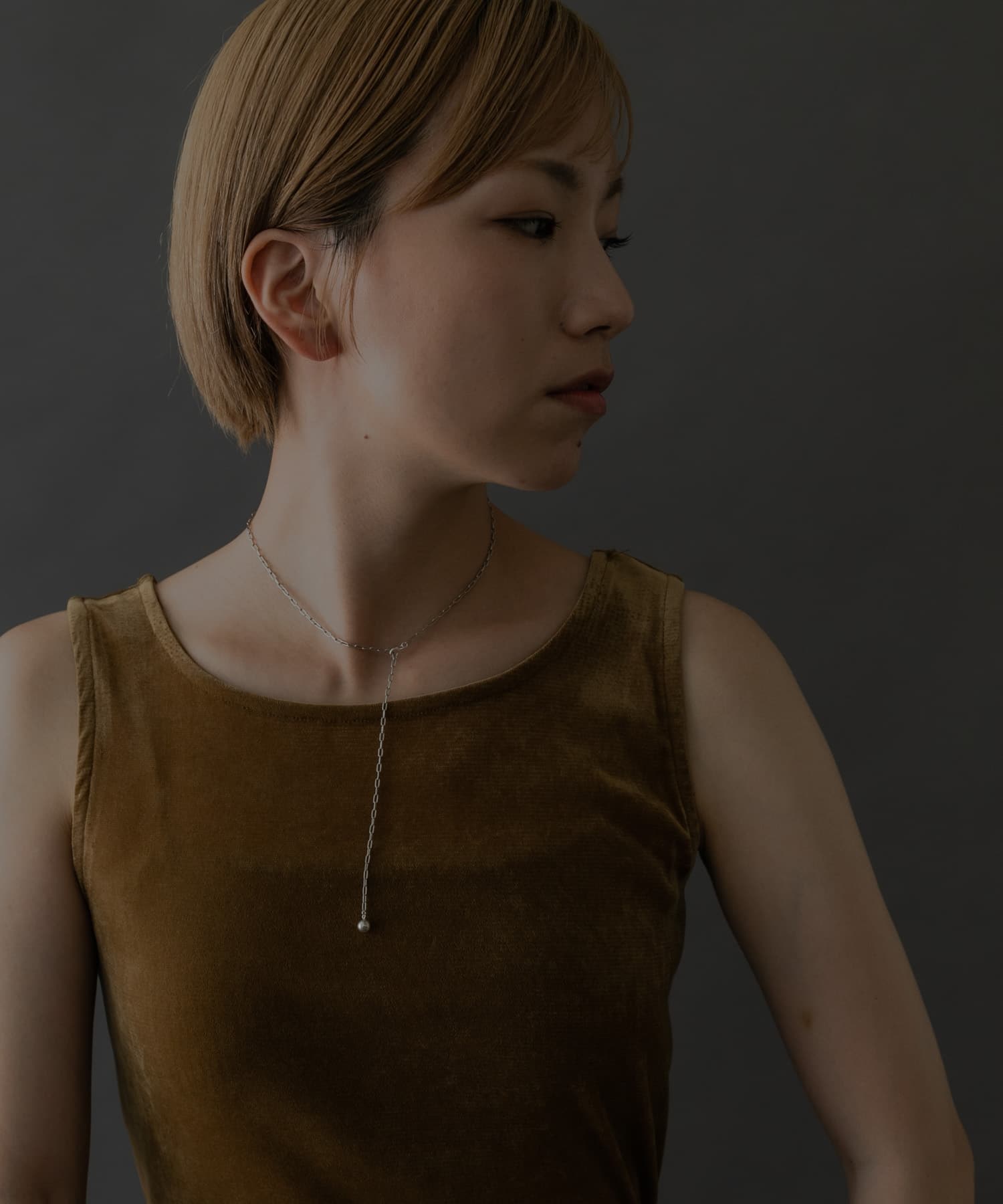 SMELLY so’　cable chain  necklace SLV -