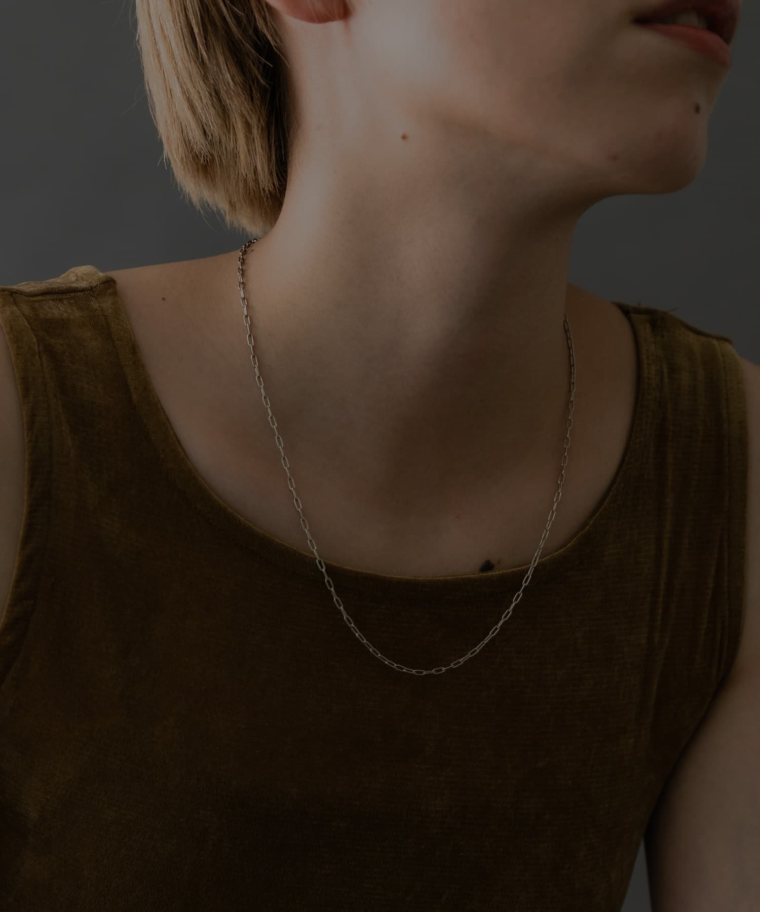 SMELLY so’　cable chain  necklace SLV -