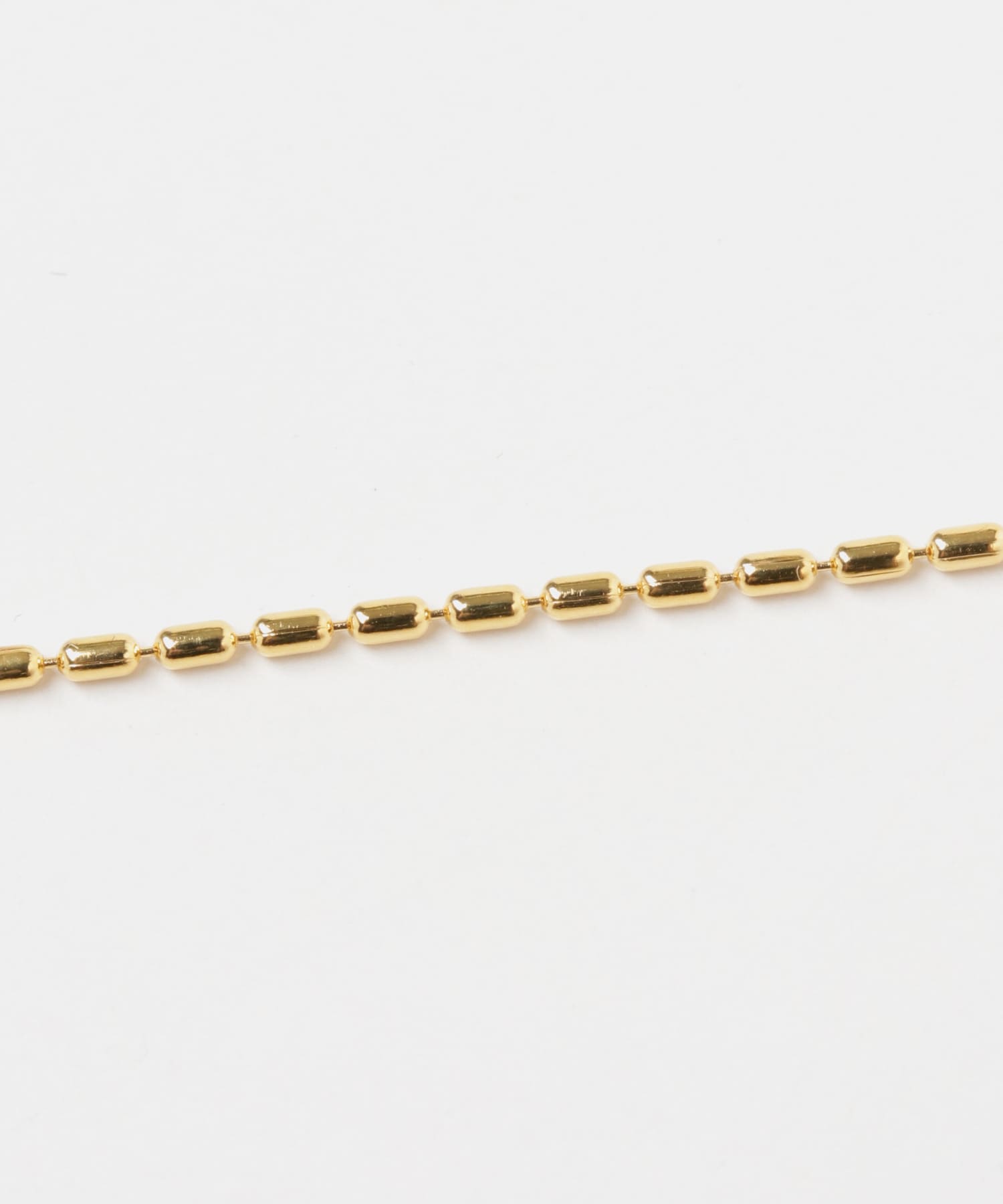 SMELLY so’　grain necklace GLD -