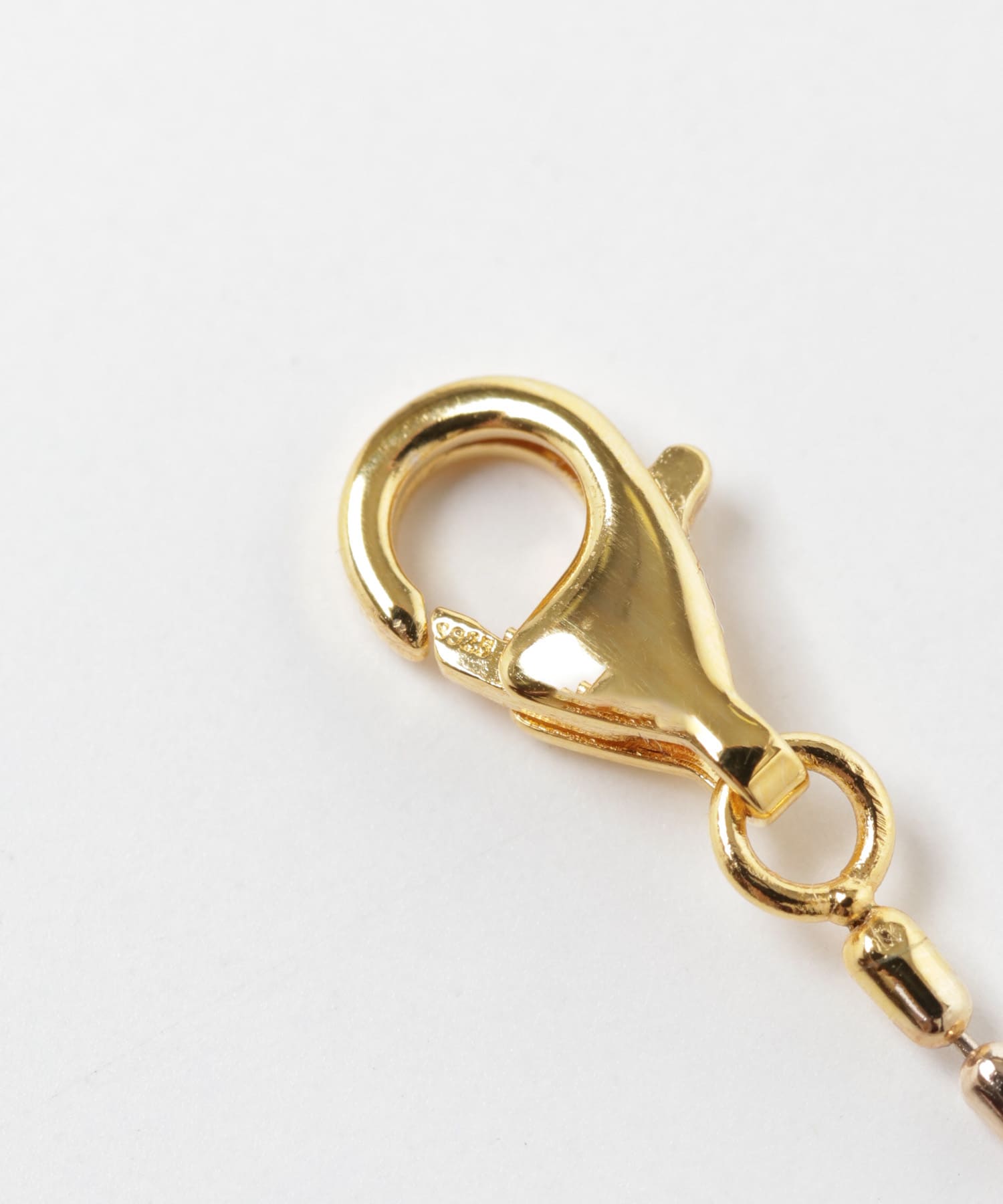 SMELLY so’　grain necklace GLD -
