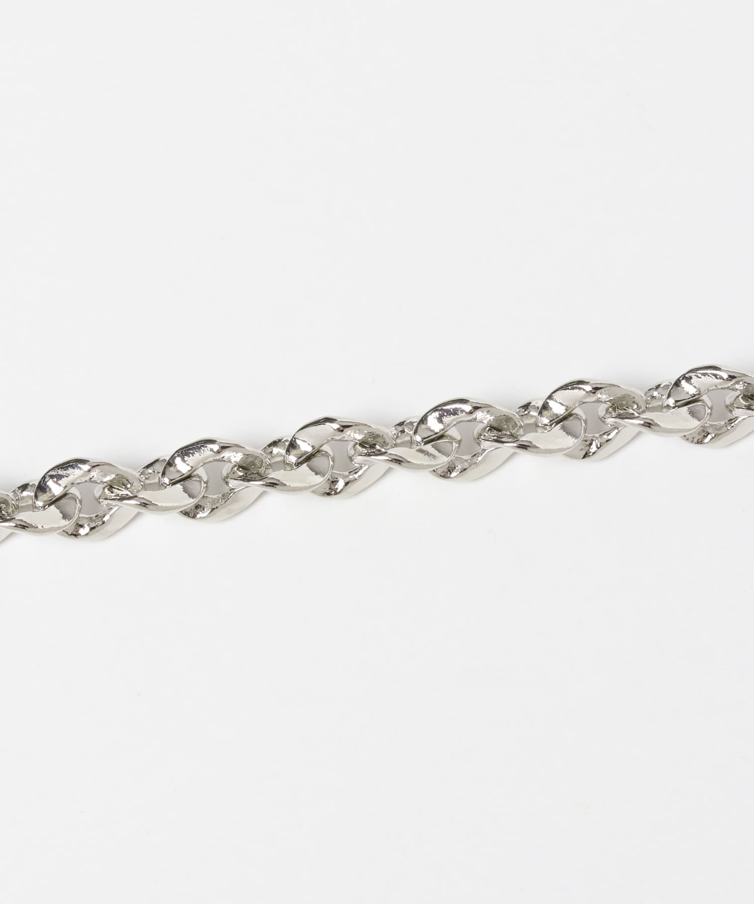 プレーンチェーンマンテルネックレス SLV -