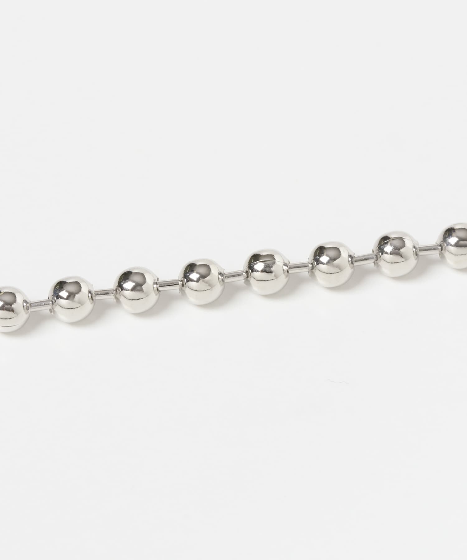 ボールチェーンマンテルネックレス SLV -