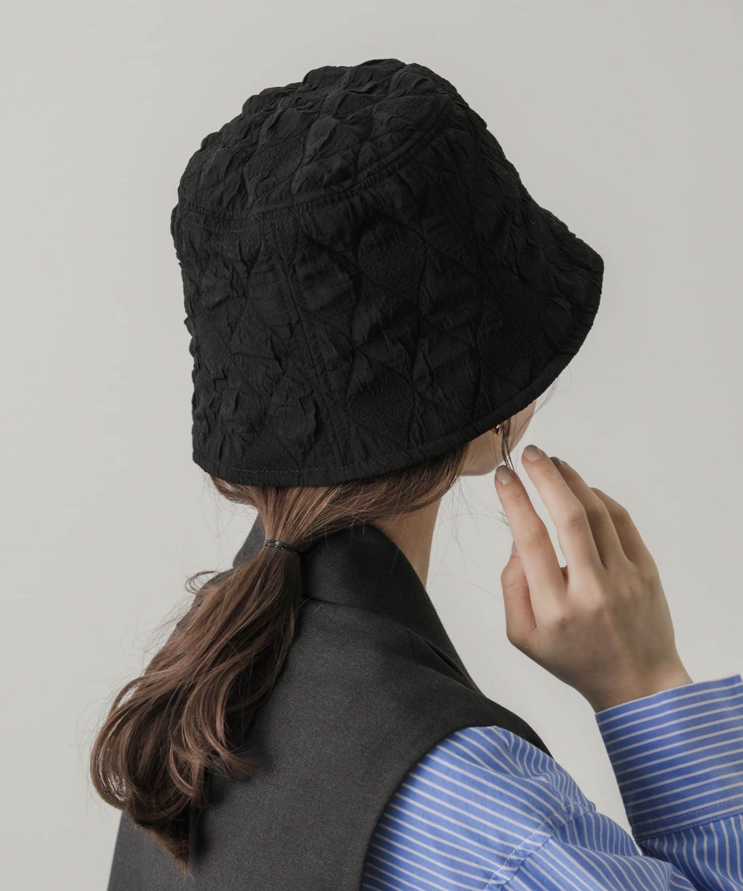 ポコポコデザインハット BLK -