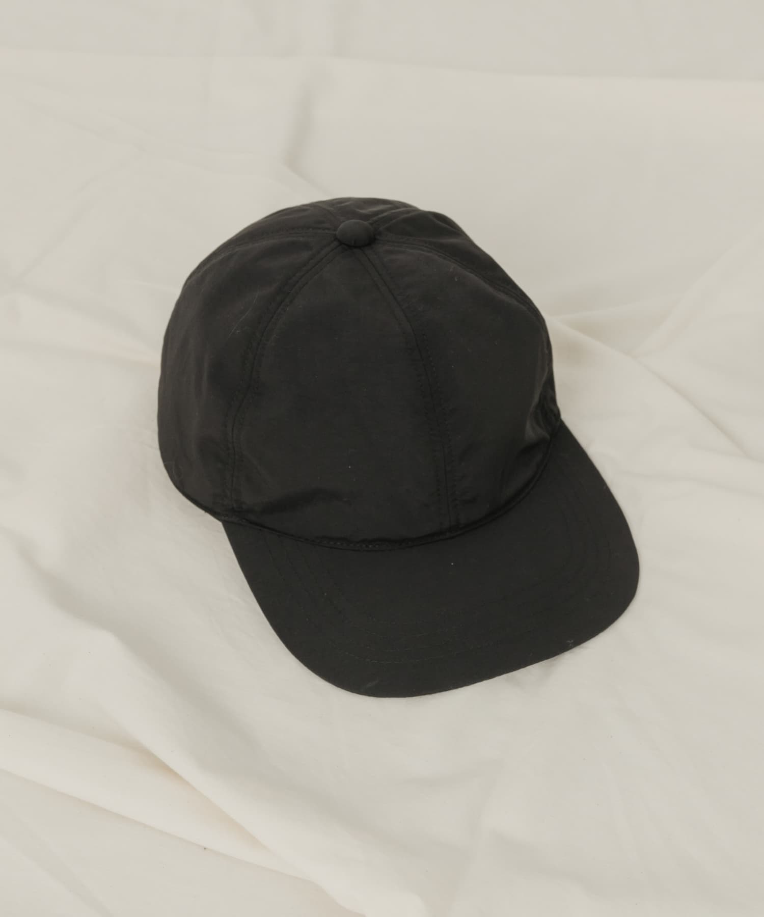 ナイロンパネルキャップ BLK -
