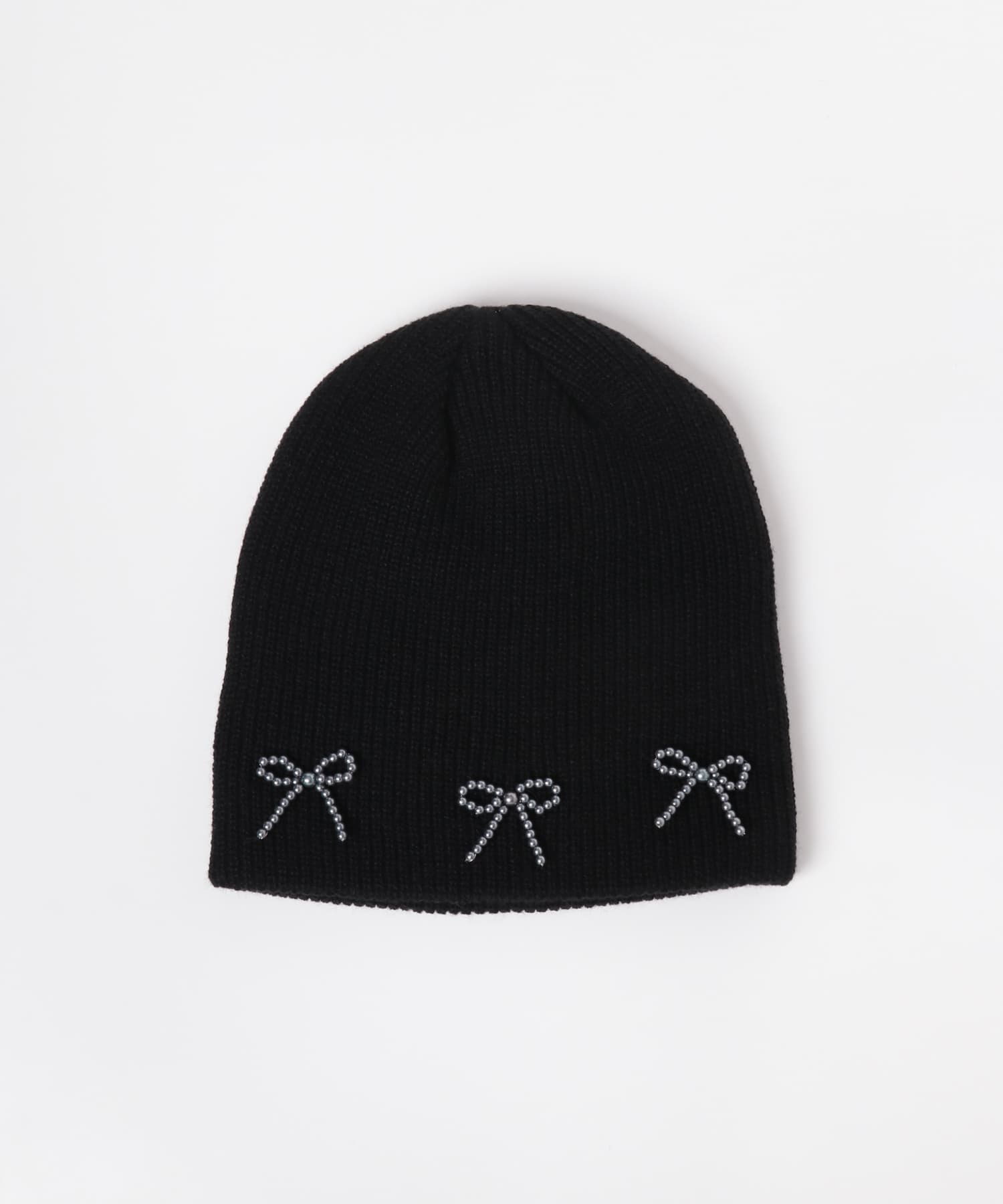 リボンニットワッチ BLK -