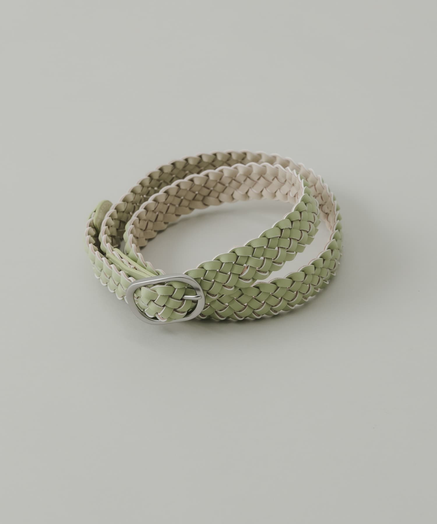 メッシュマットバックルベルト GRN -