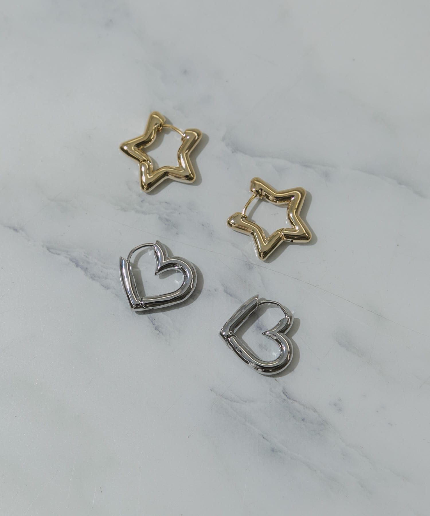 モチーフワンタッチピアス ホシ -