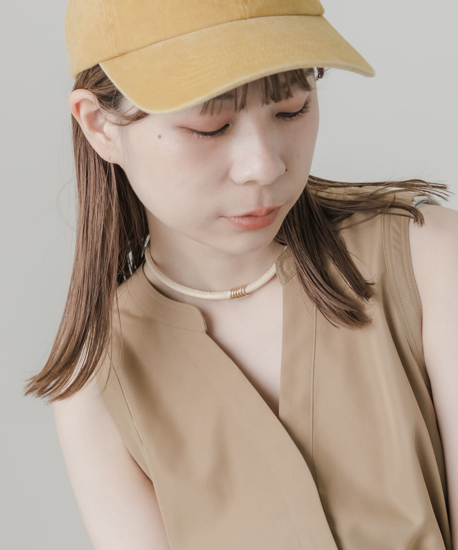 メタルリングコードチョーカー IVO -