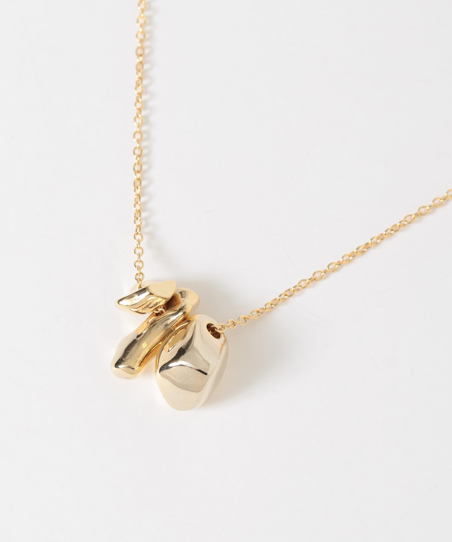 スリーニュアンストップネックレス GLD -