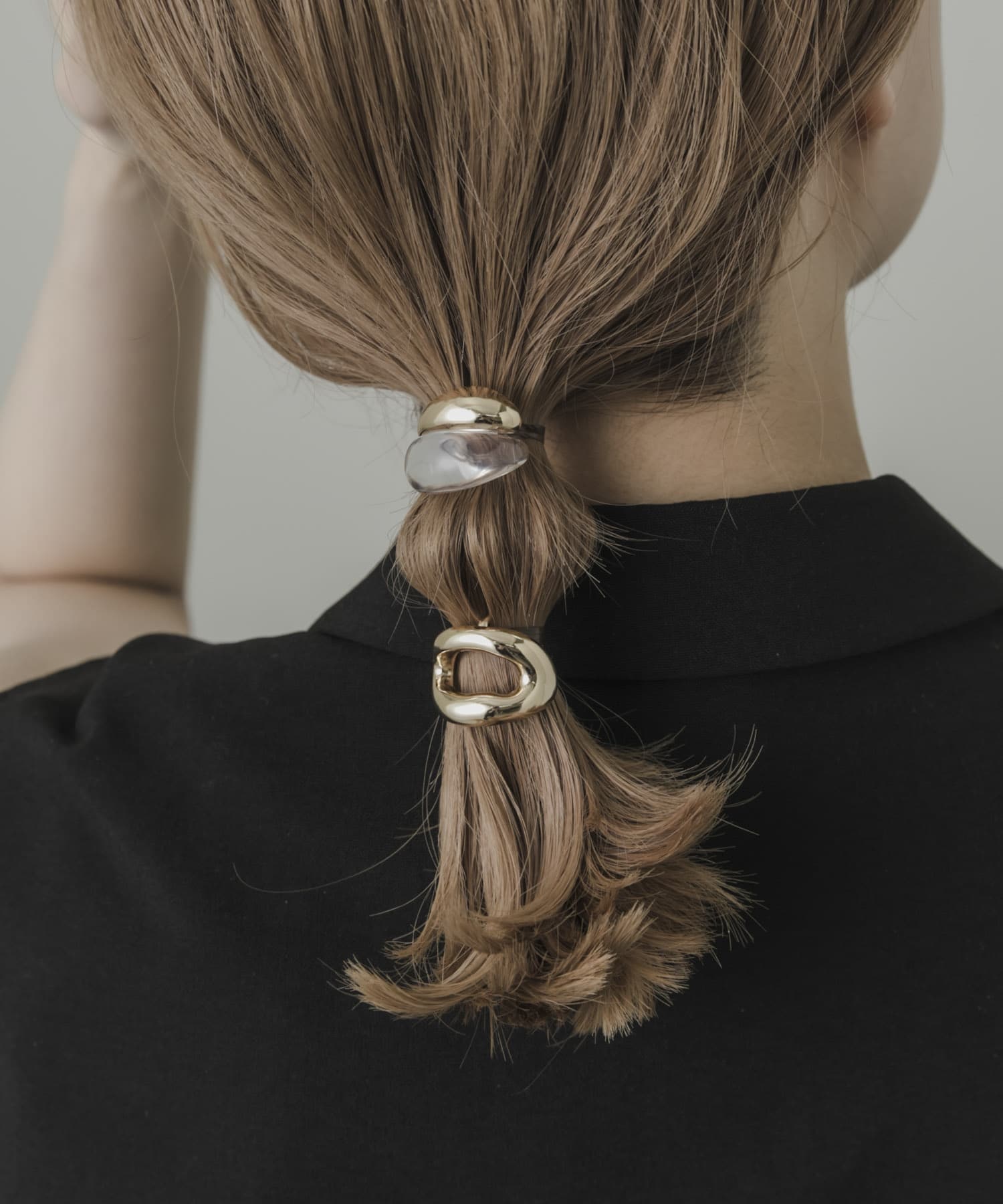 『WEB/一部店舗限定』メタルクリアニュアンスカーブヘアカフセット