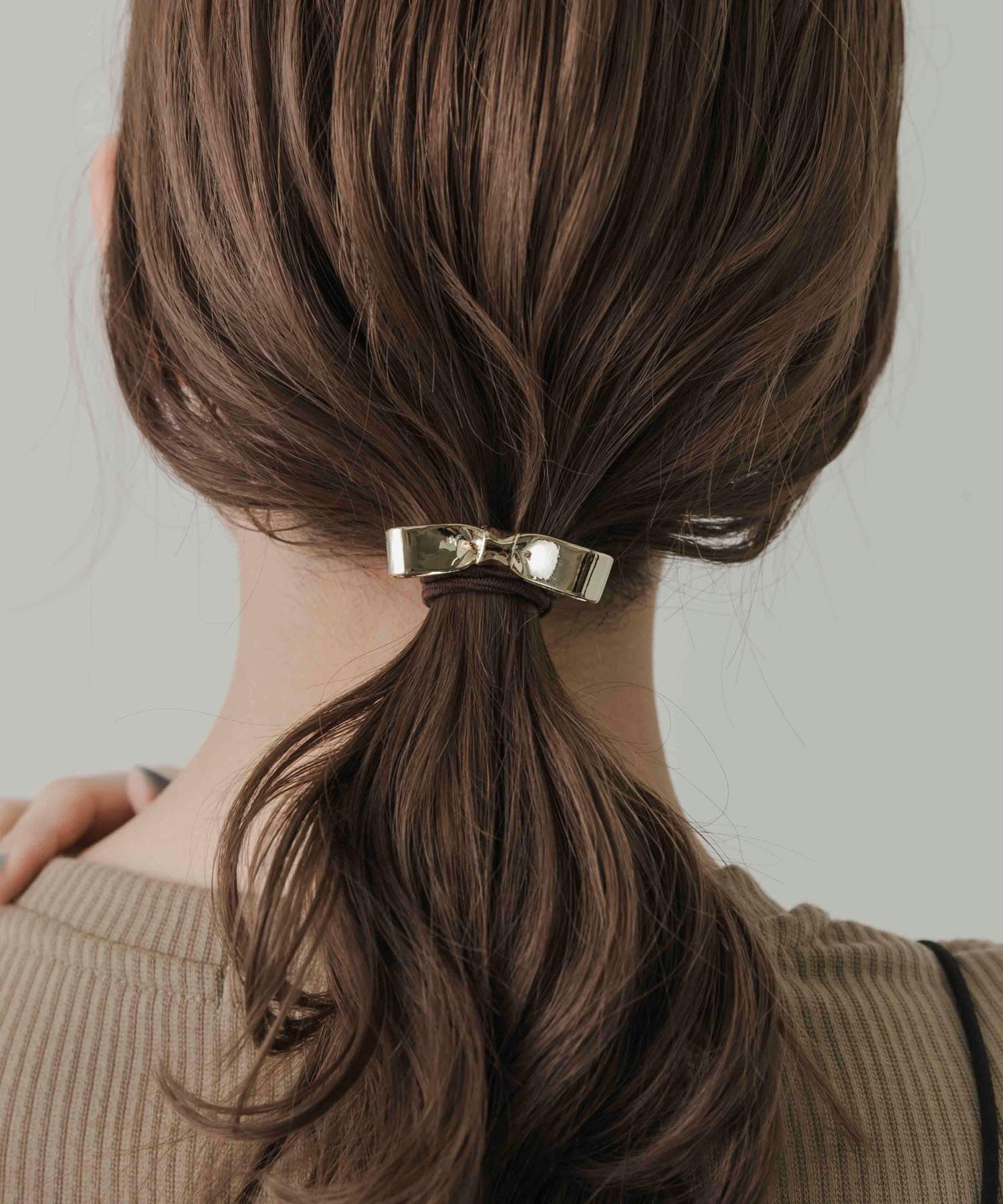 メタルリボンヘアカフセット GLD -