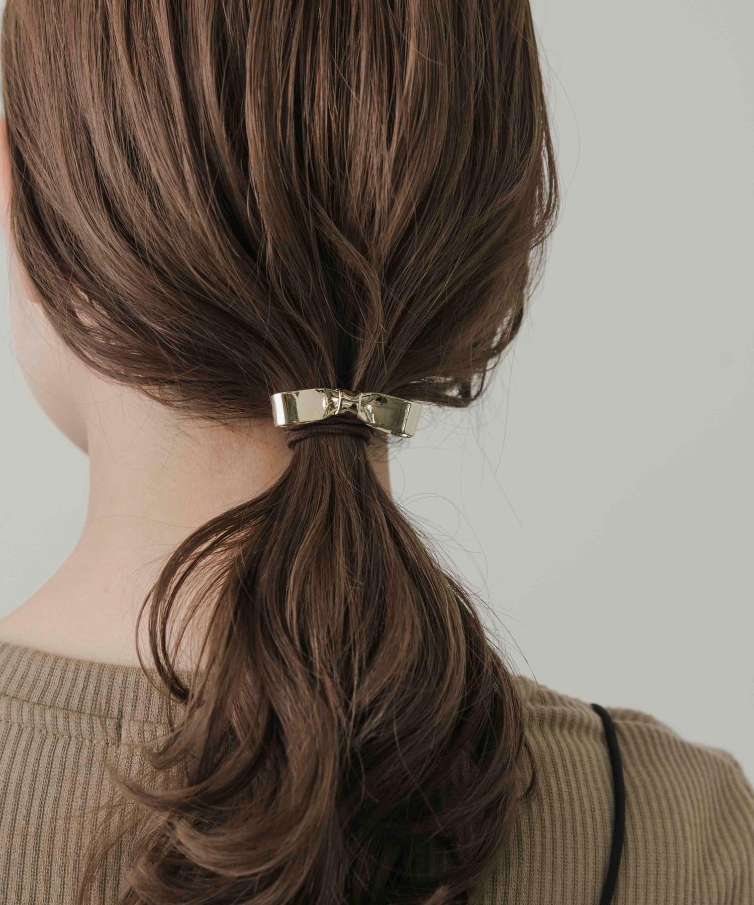 メタルリボンヘアカフセット GLD -