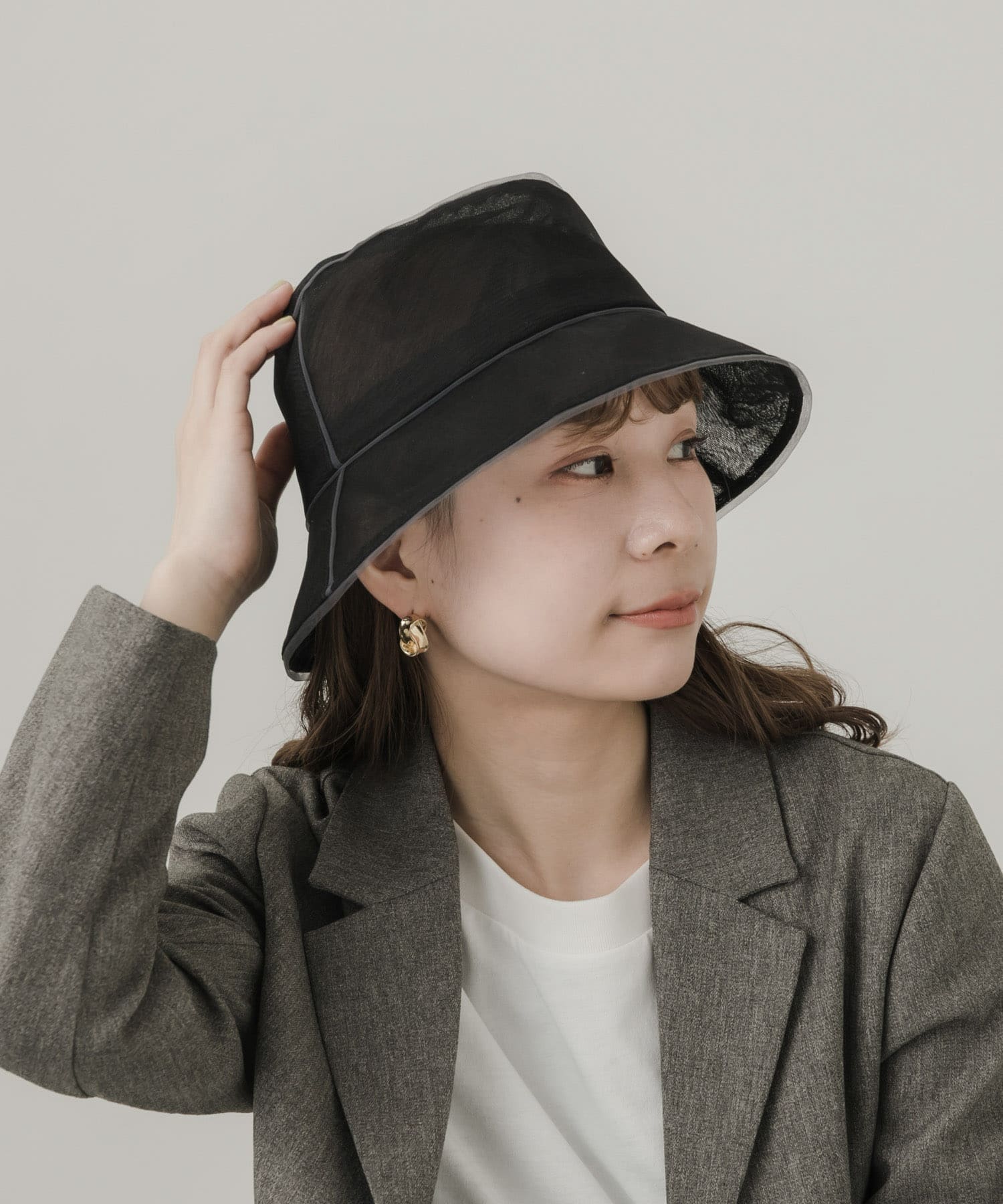 シアーラインハット BLK -