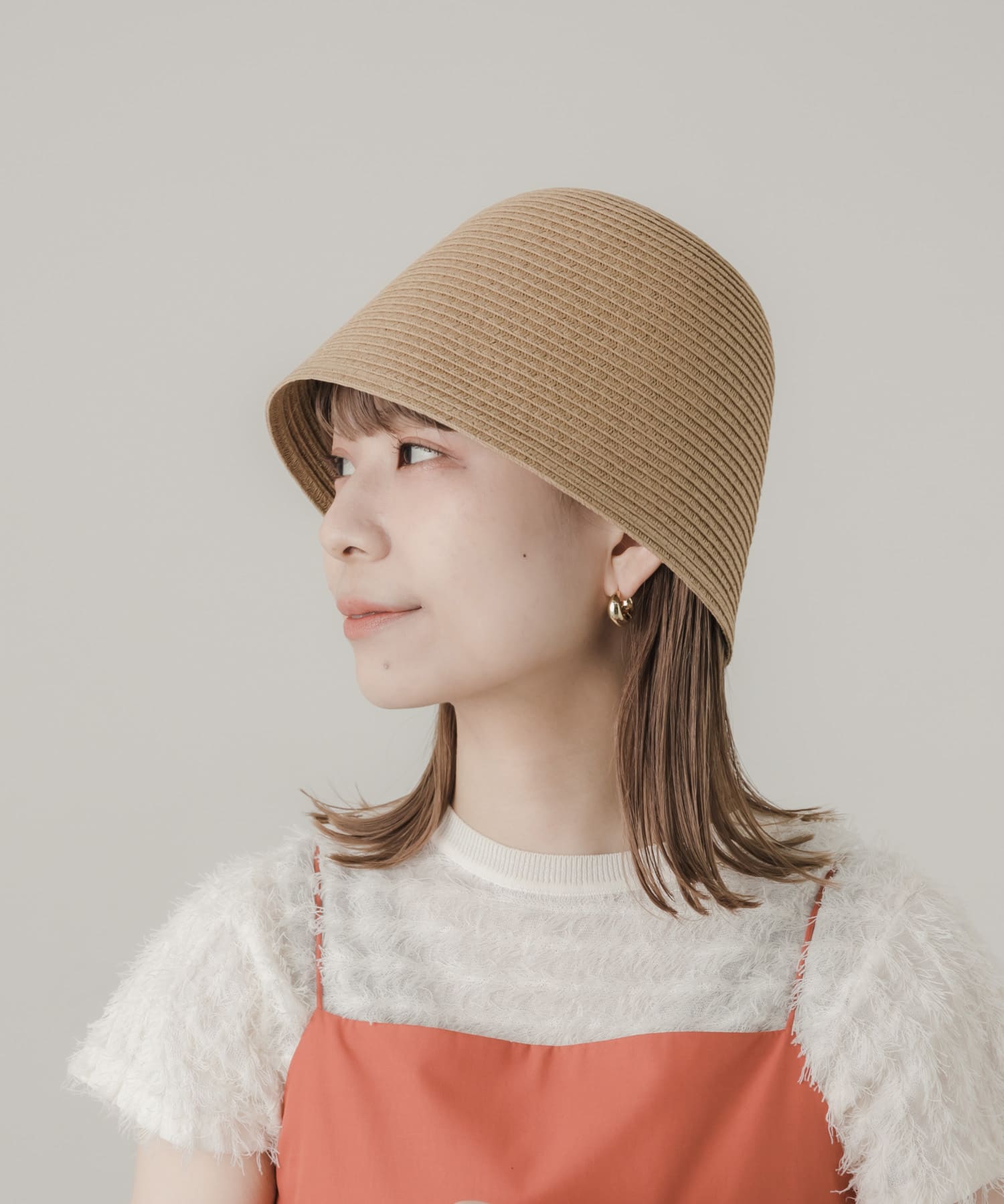 ペーパークローシュハット BEG -