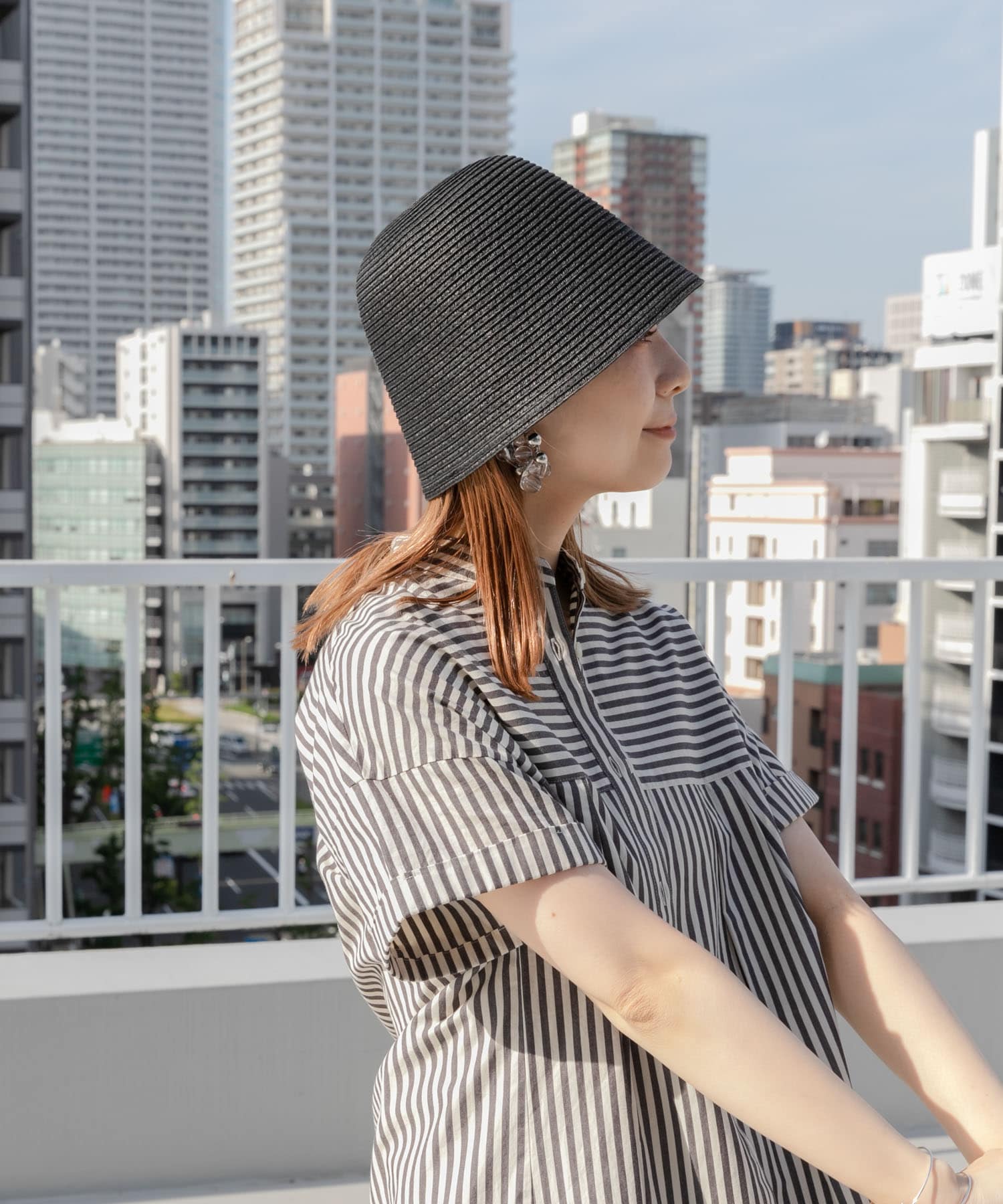 ペーパークローシュハット BLK -