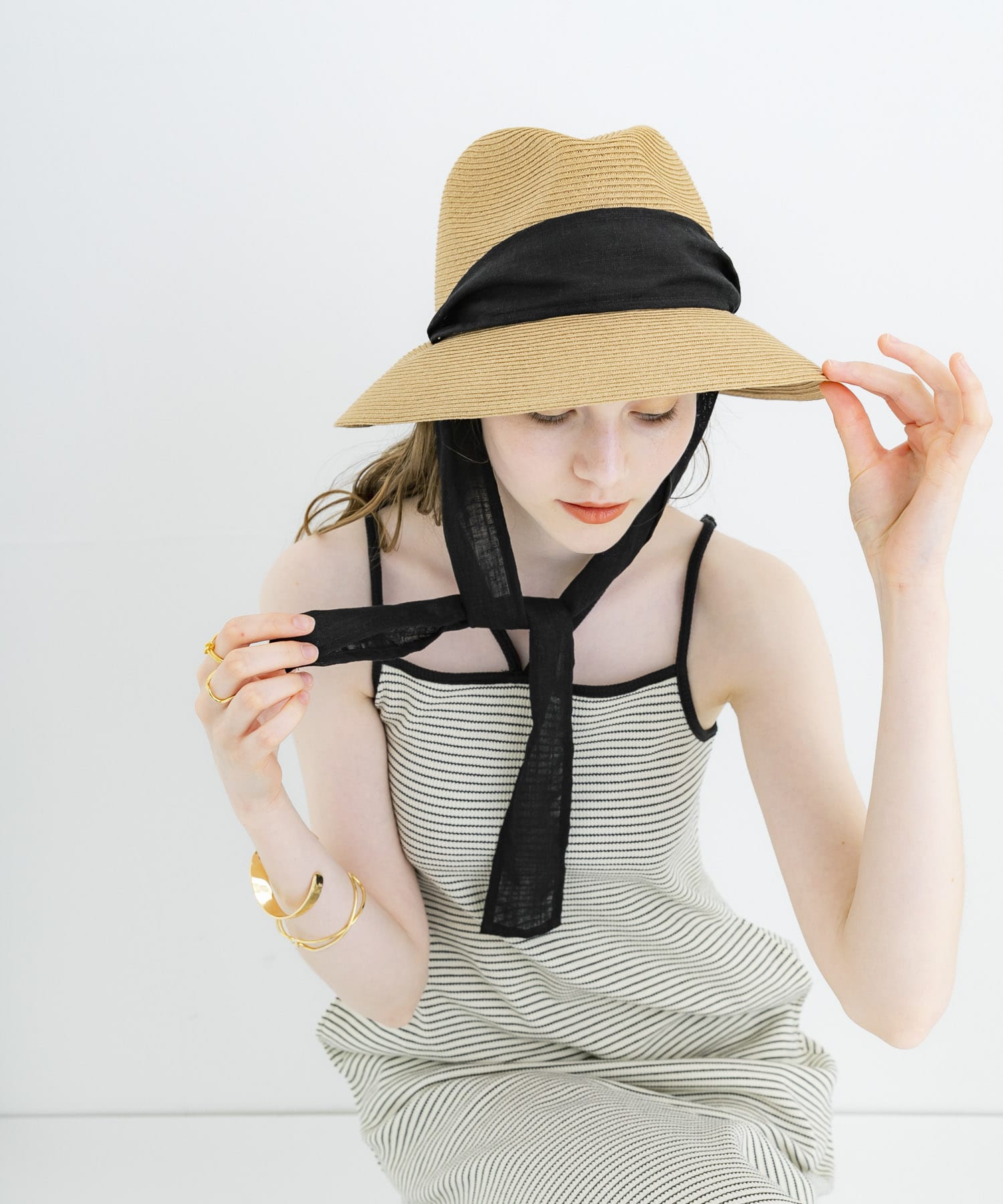 ペーパーブレードソフトハット BEG -