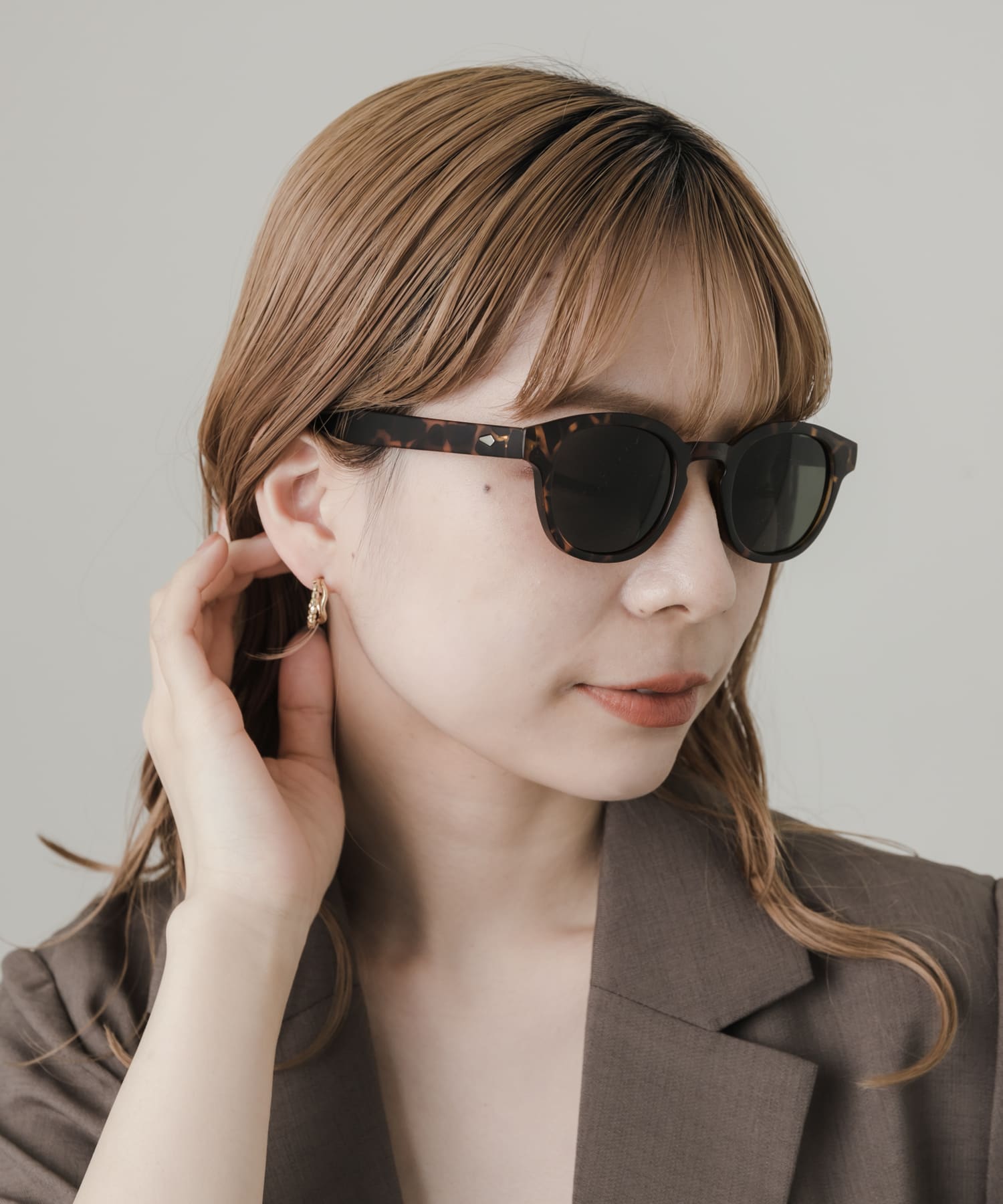 ウェリントンマットサングラス DEMI -